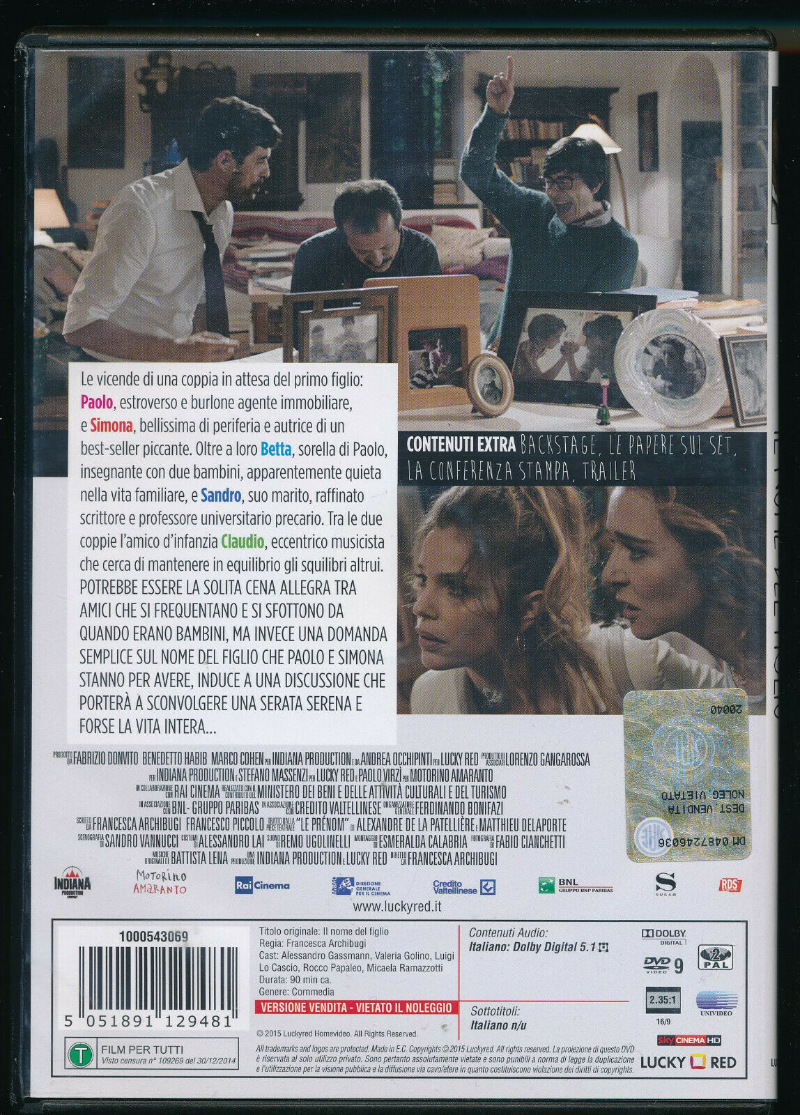 EBOND Il Nome Del Figlio NOLEGGIO DVD DB802830