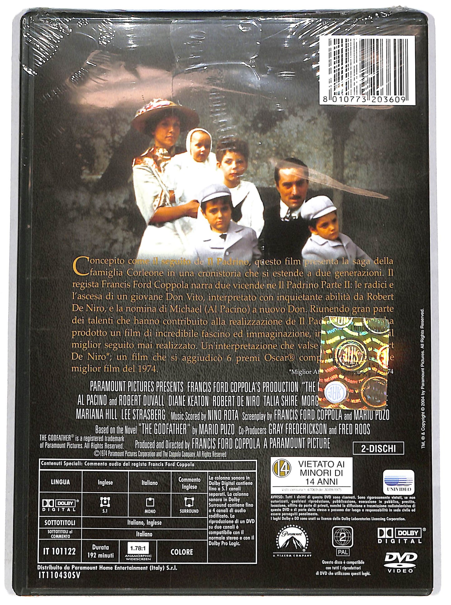 EBOND Il padrino - Parte II NOLEGGIO DVD DB802834