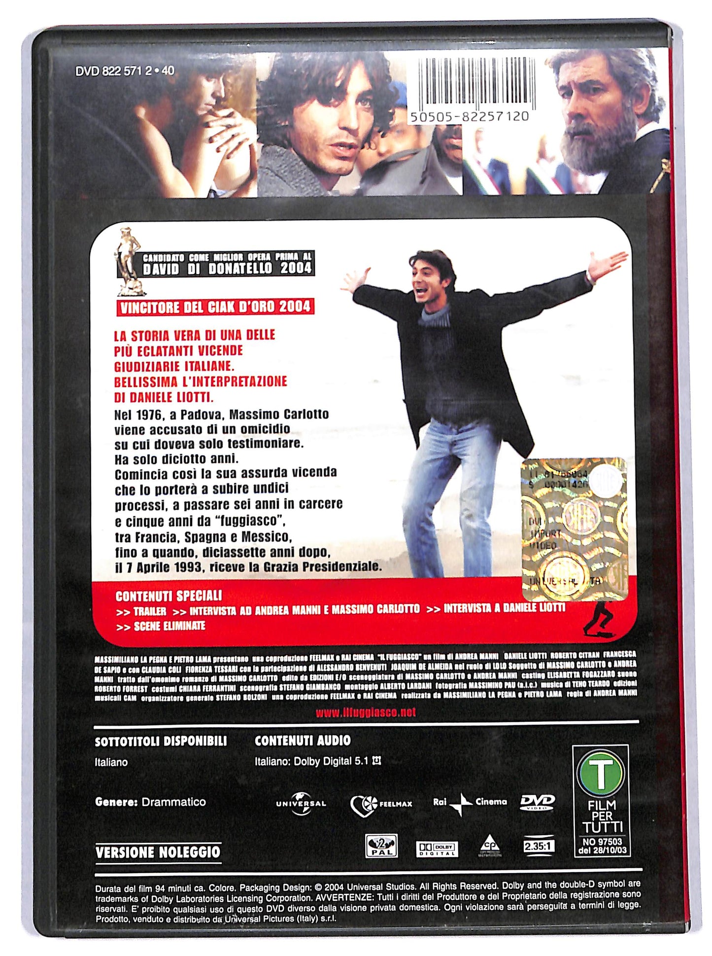 EBOND il fuggiasco NOLEGGIO DVD DB802837