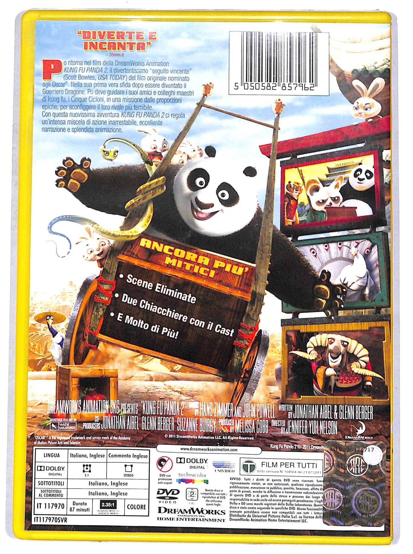 EBOND KUNG FU PANDA 2 NOLEGGIO DVD DB802848