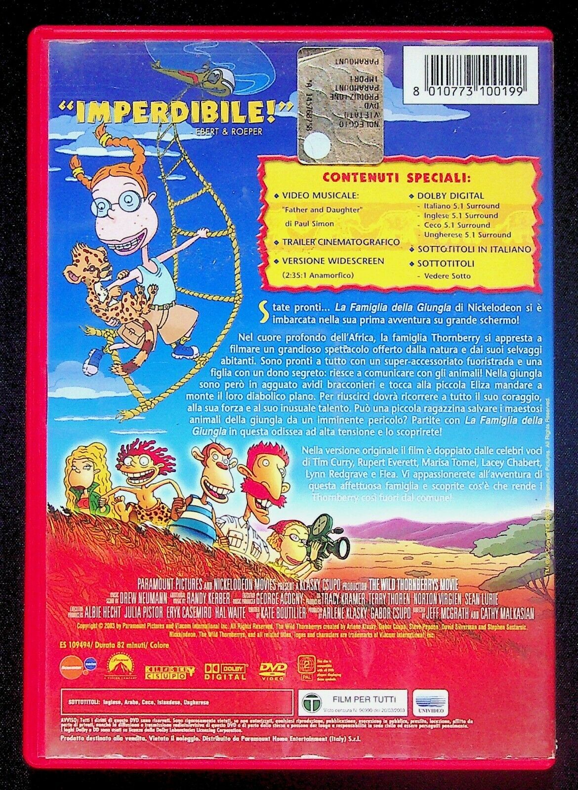 EBOND La Famiglia Della Giungla Dvd NOLEGGIO DVD DB802852