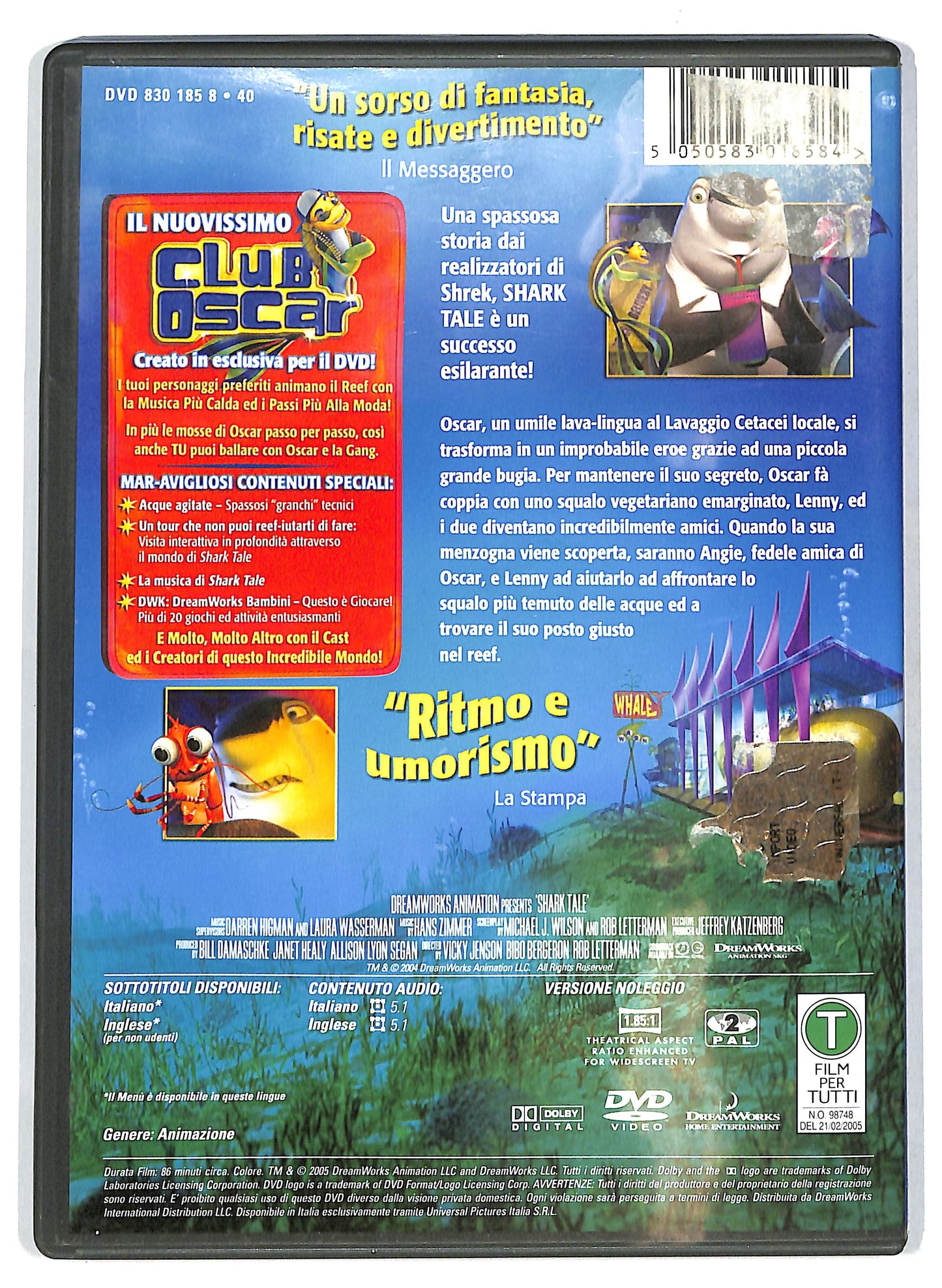 EBOND Shark Tale NOLEGGIO DVD DB802853