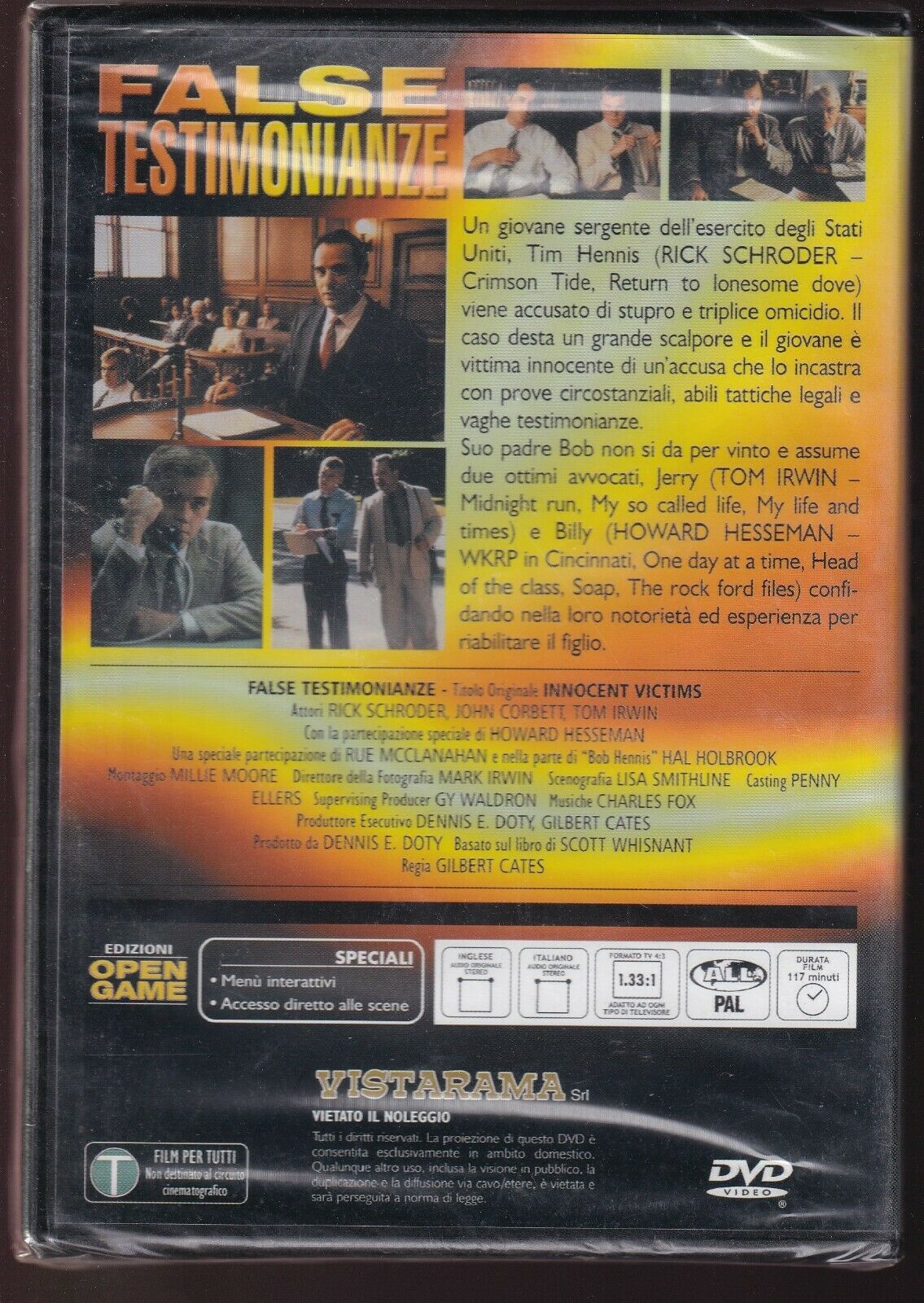 EBOND False Testimonianze Di Gilbert Cates Editoriale DVD DB803145