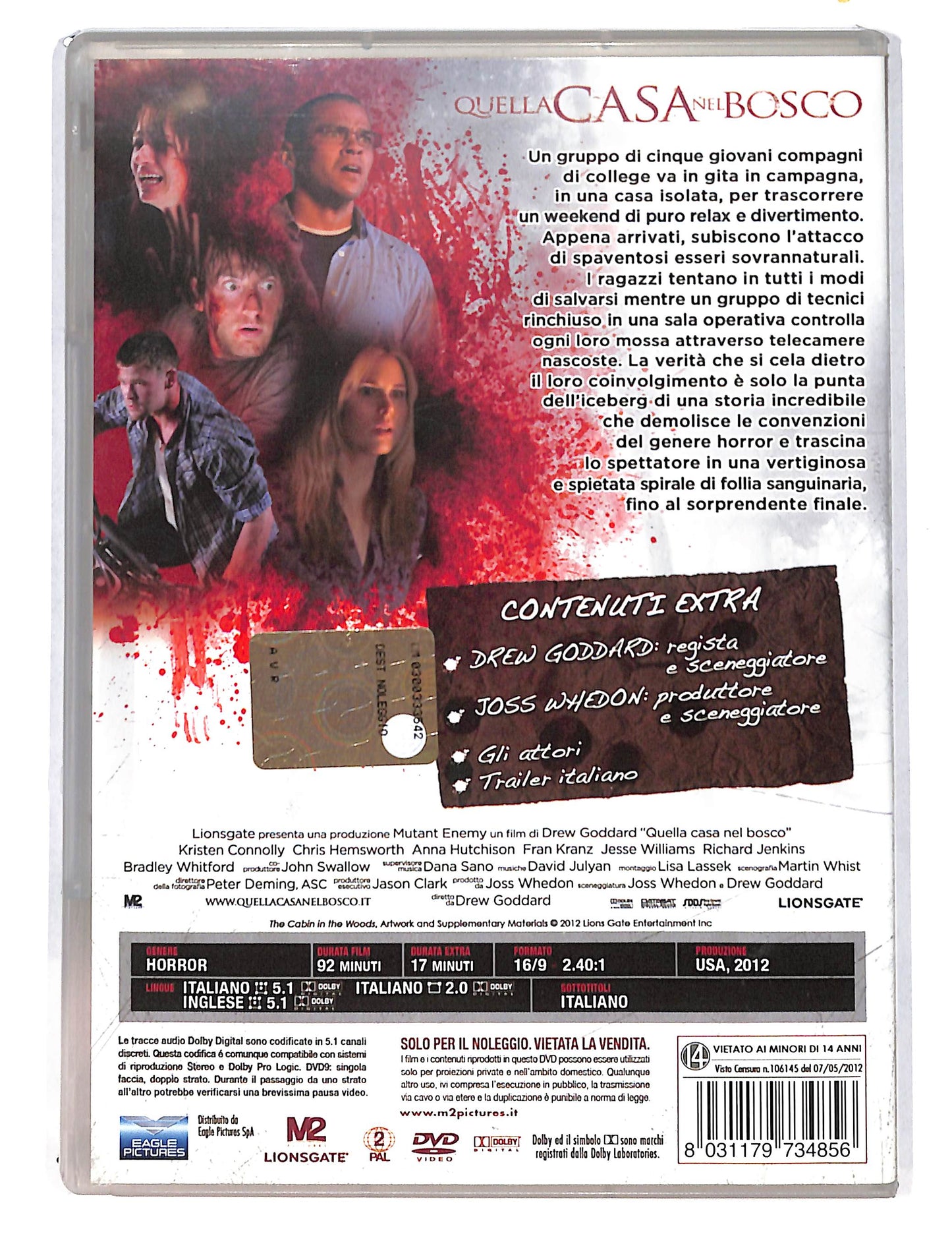 EBOND Quella casa nel Bosco NOLEGGIO DVD DB803256