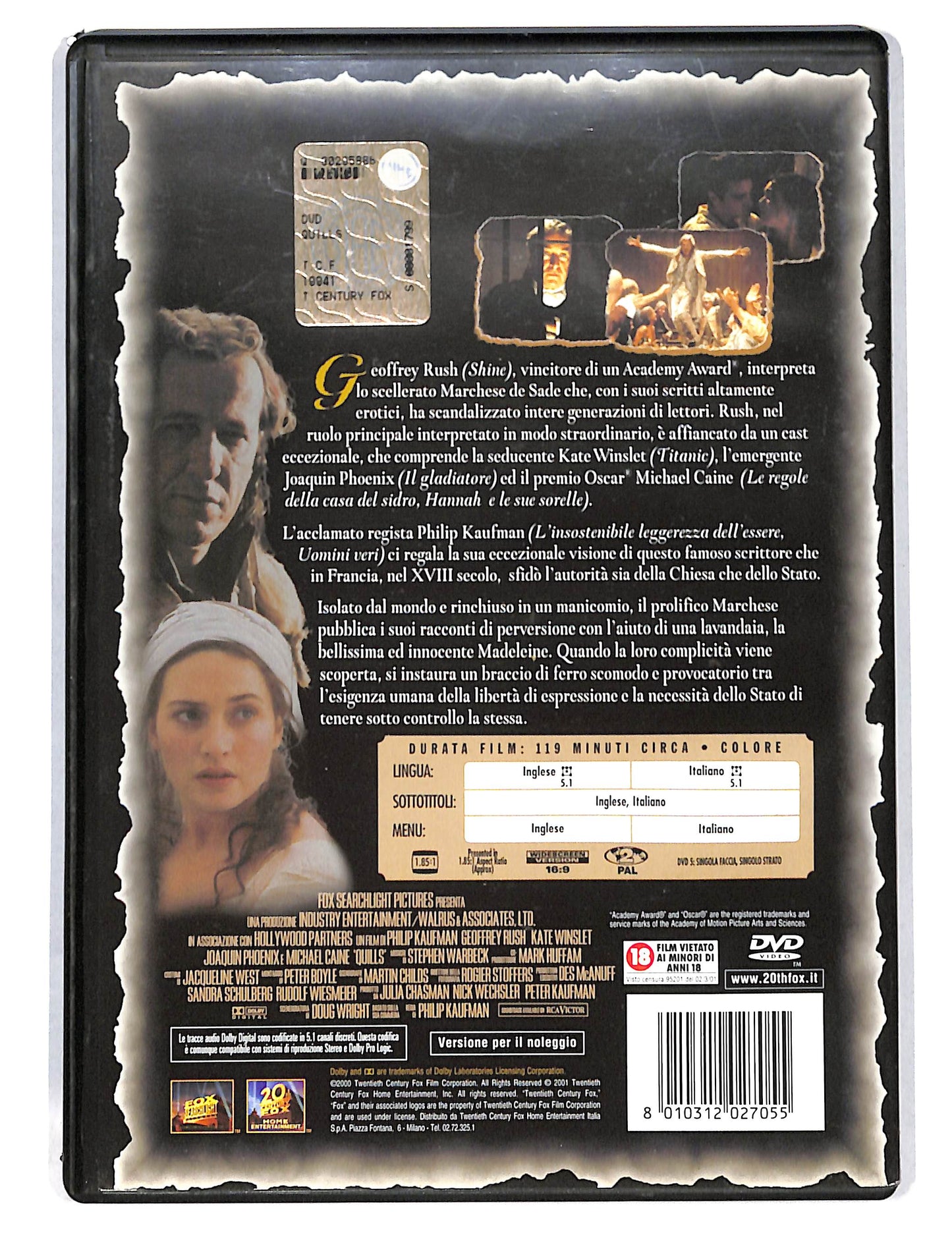 EBOND Quills la penna dello scandolo NOLEGGIO DVD DB803258