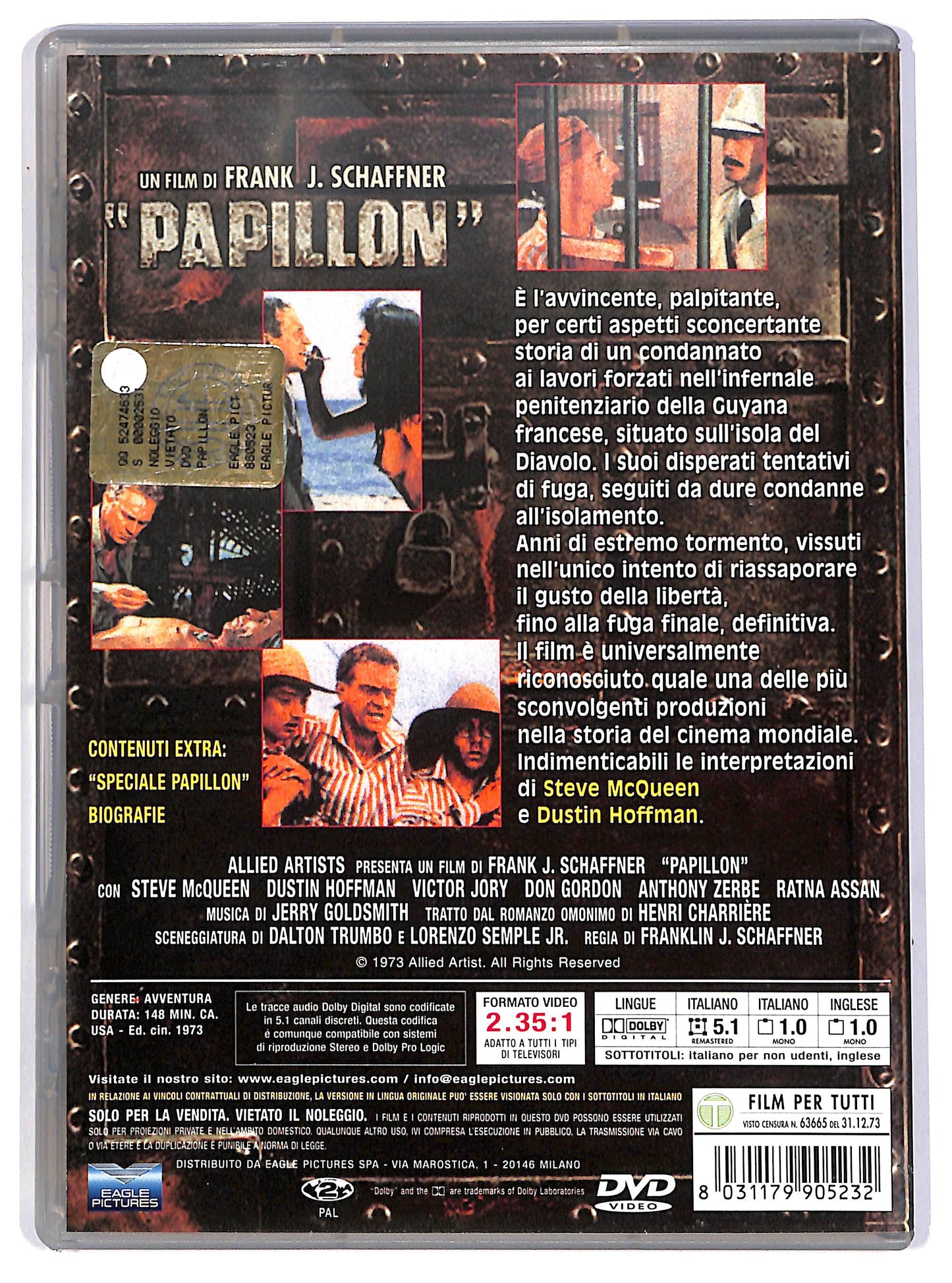 EBOND Papillon NOLEGGIO DVD DB803405