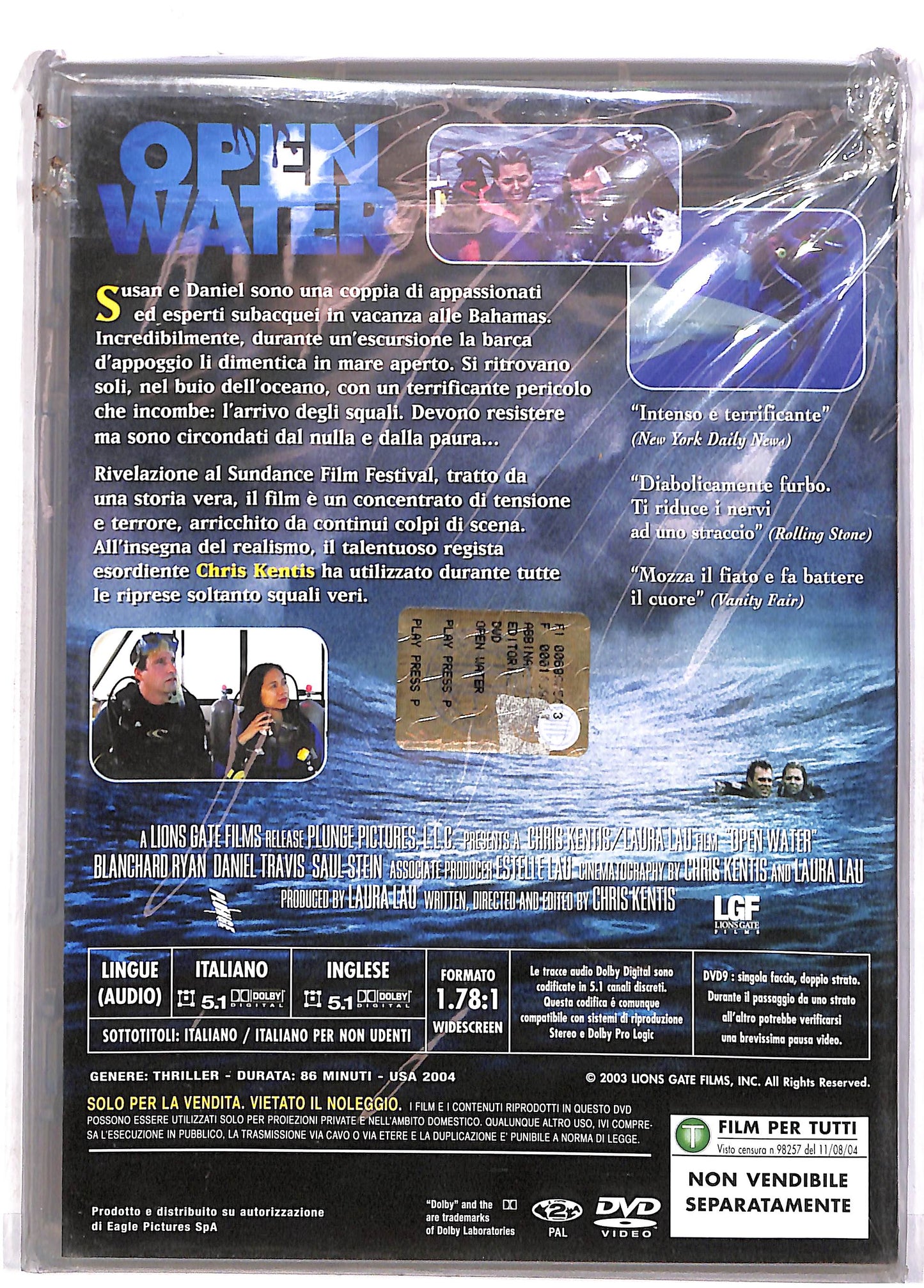 EBOND Open water NOLEGGIO DVD DB803603