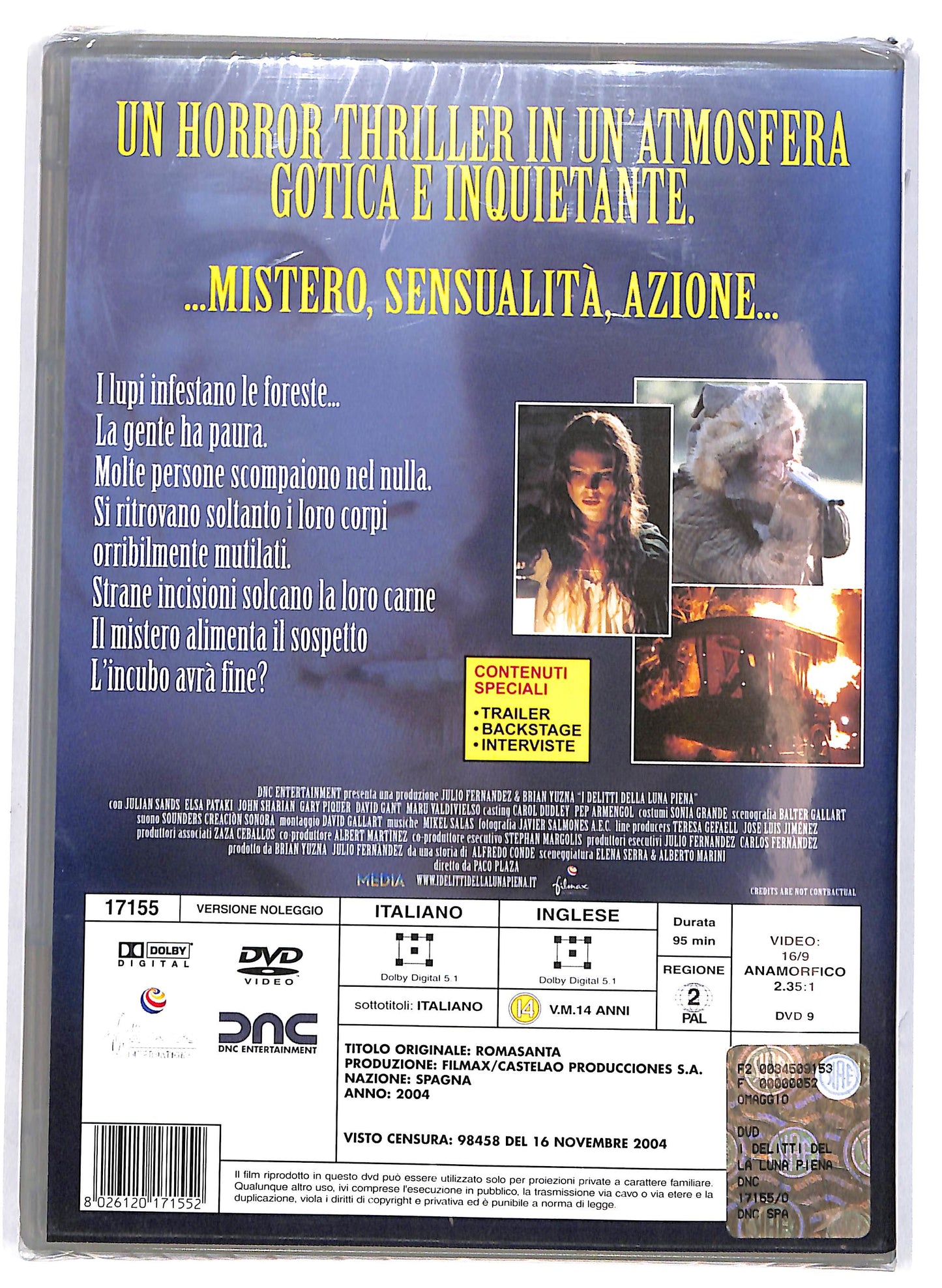 EBOND I Delitti della luna Piena NOLEGGIO DVD DB803605