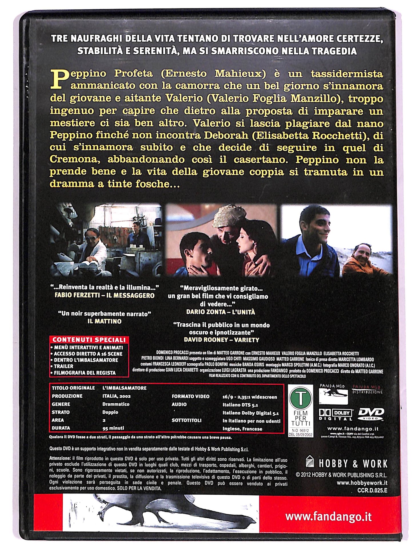 EBOND L'imbalsamatore EDITORIALE NOLEGGIO DVD DB803637