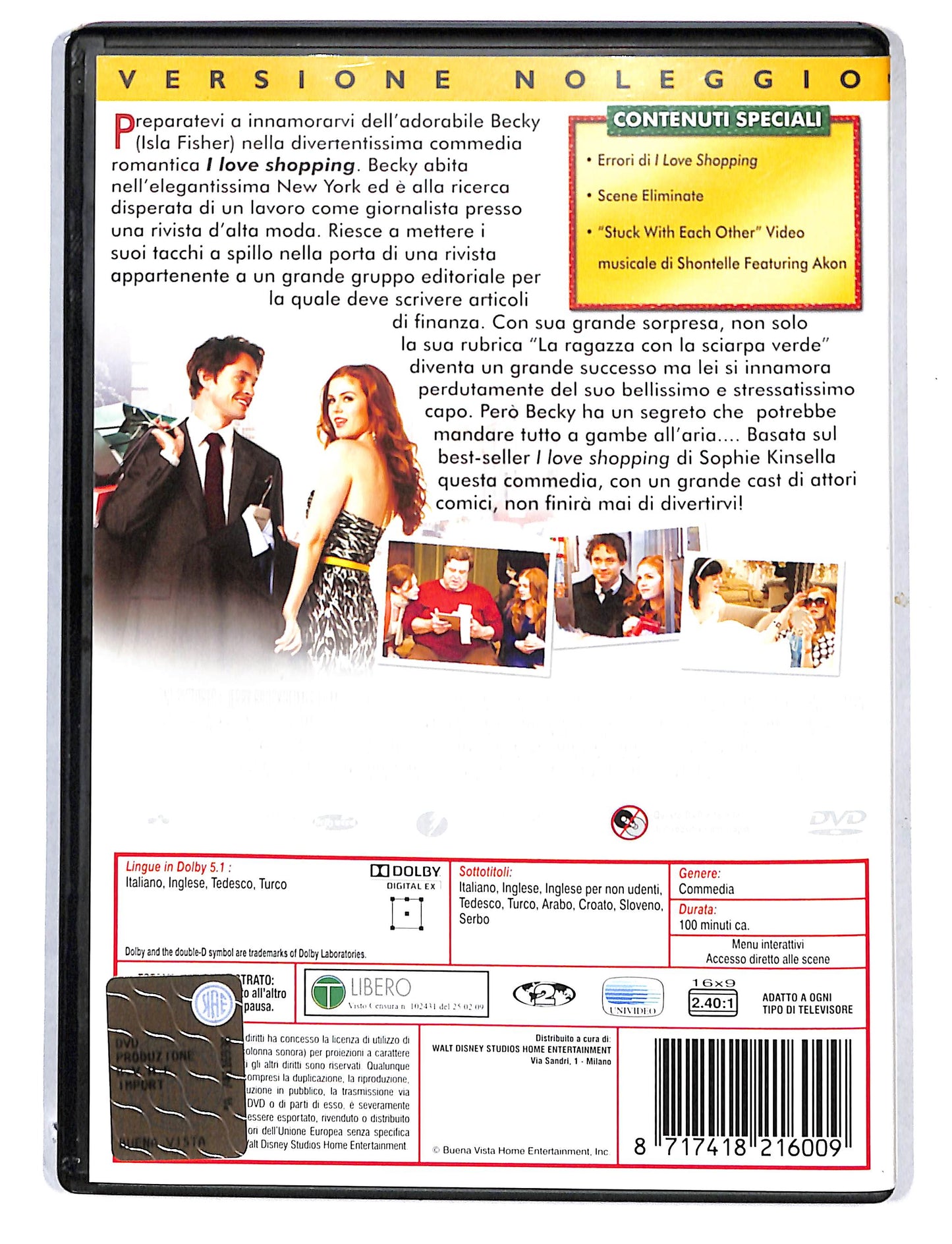 EBOND I Love Shopping NOLEGGIO DVD DB804312