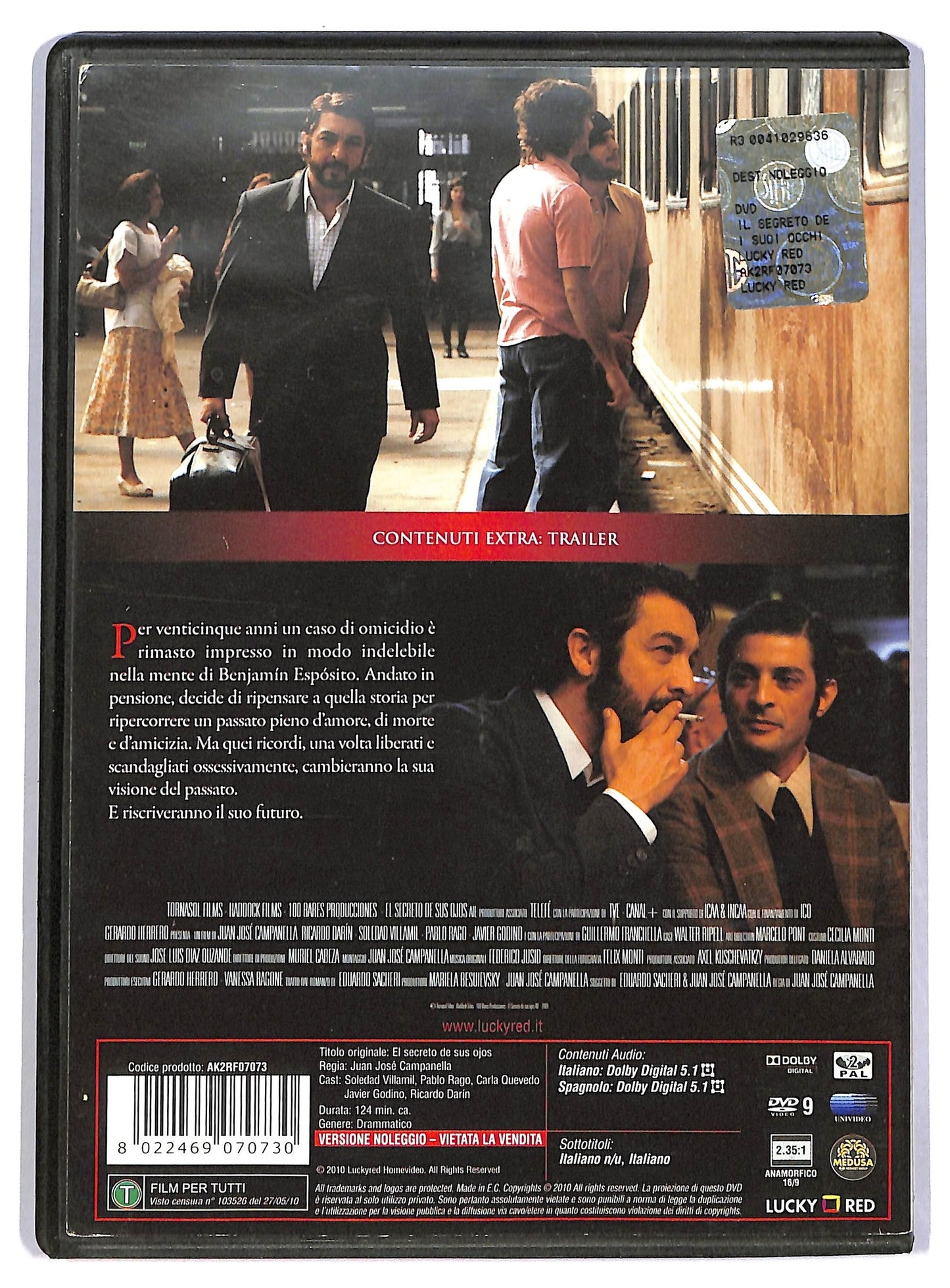 EBOND Il segreto dei suoi occhi NOLEGGIO DVD DB804334