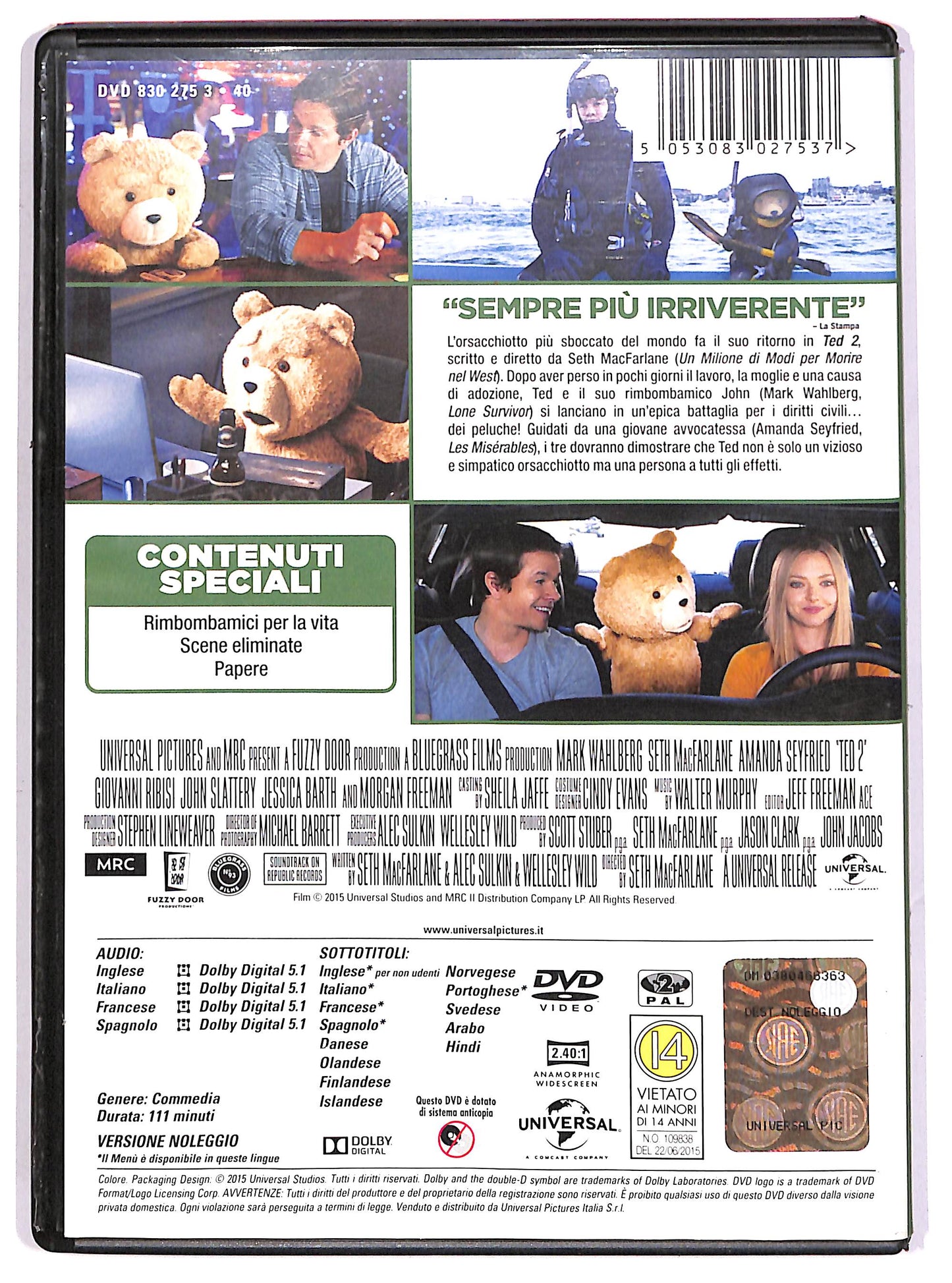 EBOND Ted 2 NOLEGGIO DVD DB804903