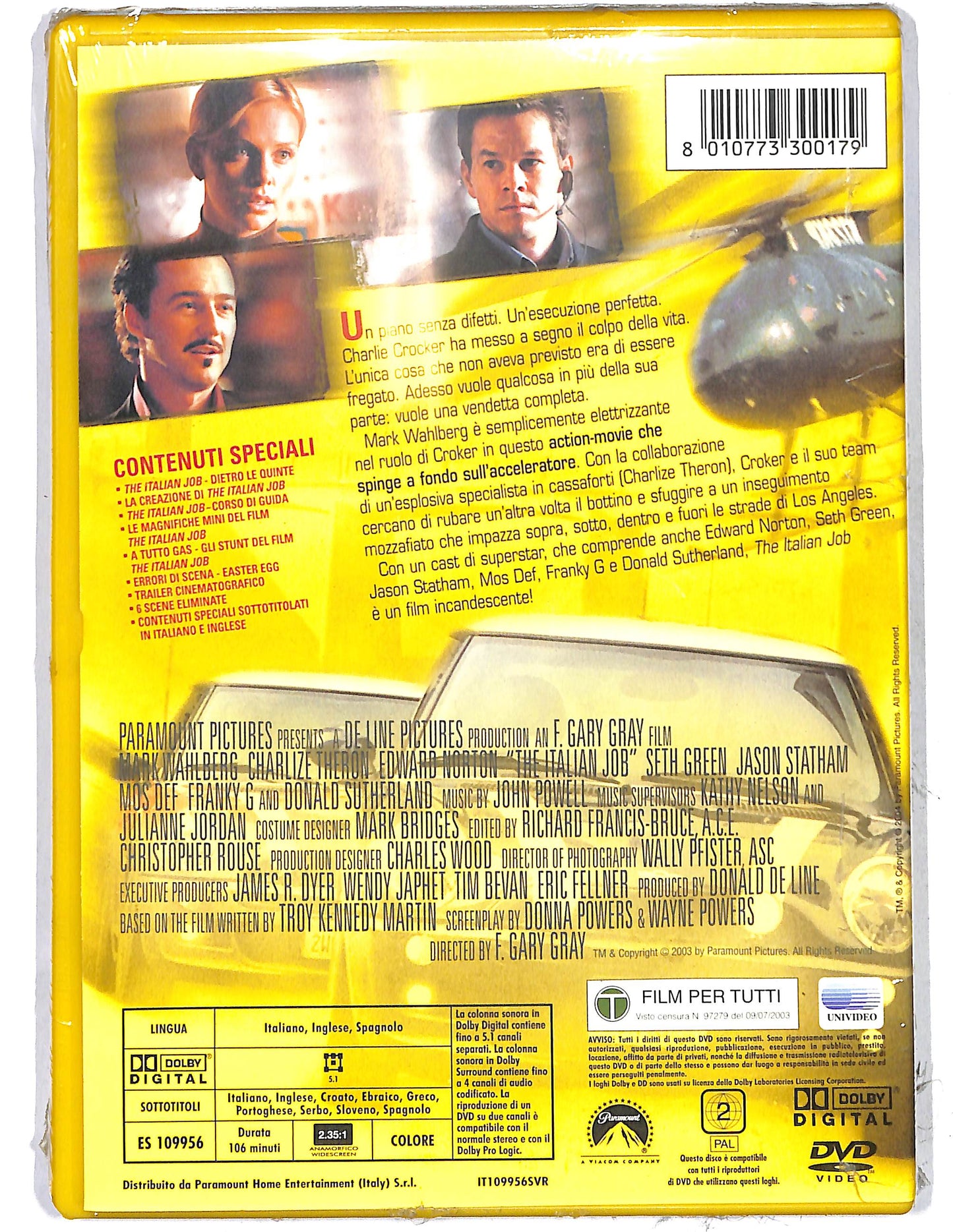 EBOND The italian job NOLEGGIO DVD DB804944