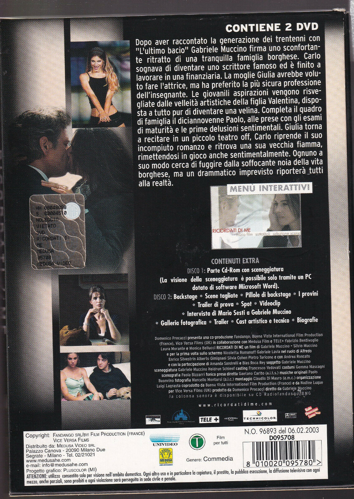 EBOND Ricordati Di Me NOLEGGIO DVD DB805104
