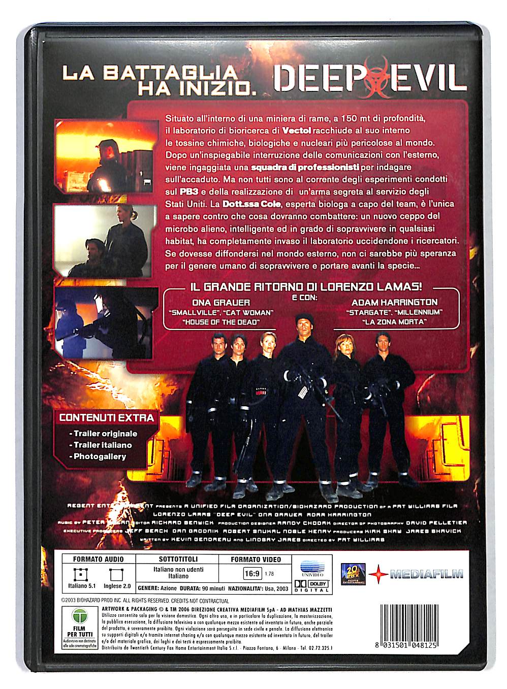 EBOND Deep Evil DVD DB805135