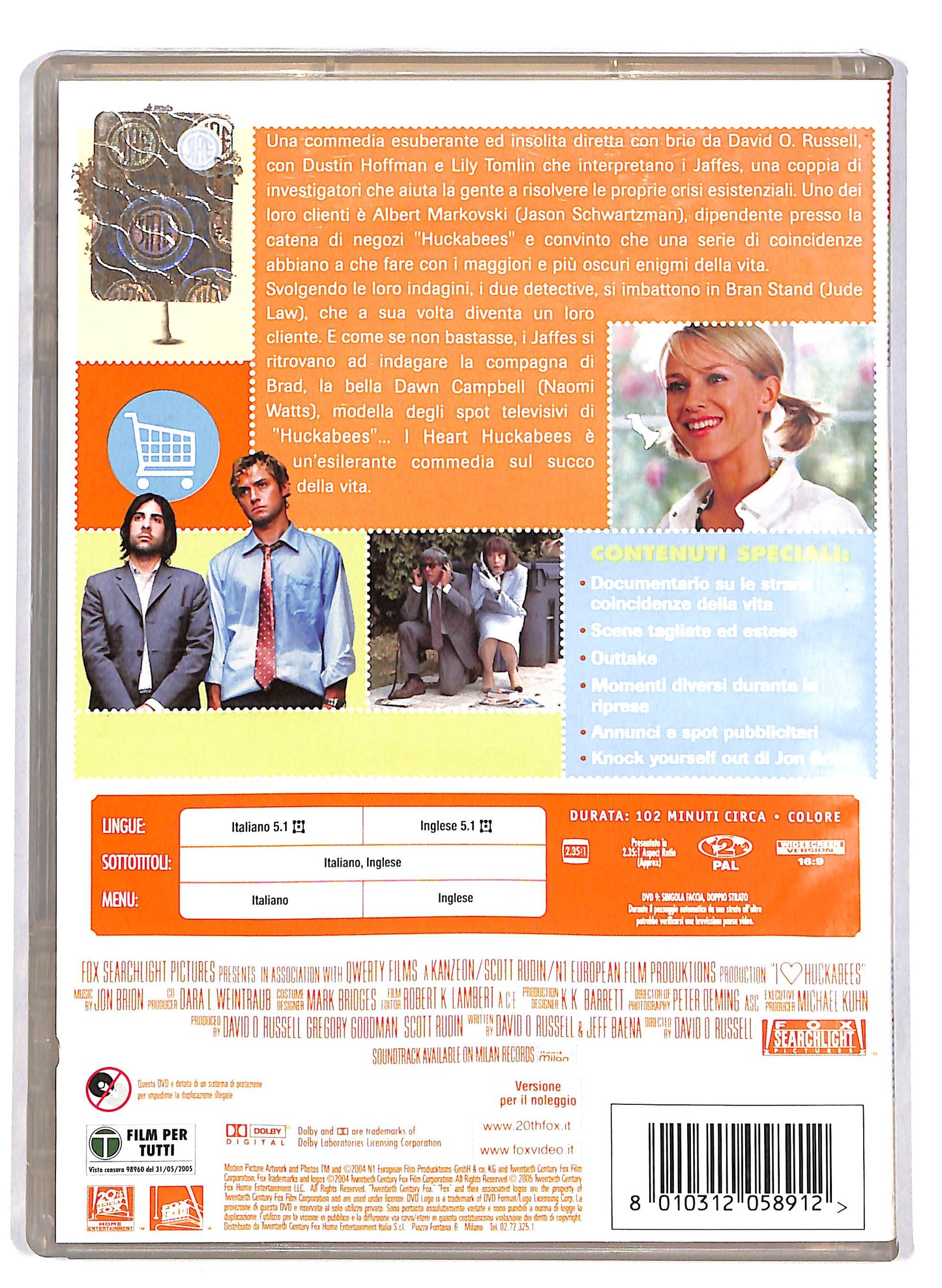 EBOND Il love huckabeees Le stranr coincidenze della vita NOLEGGIO DVD DB805138
