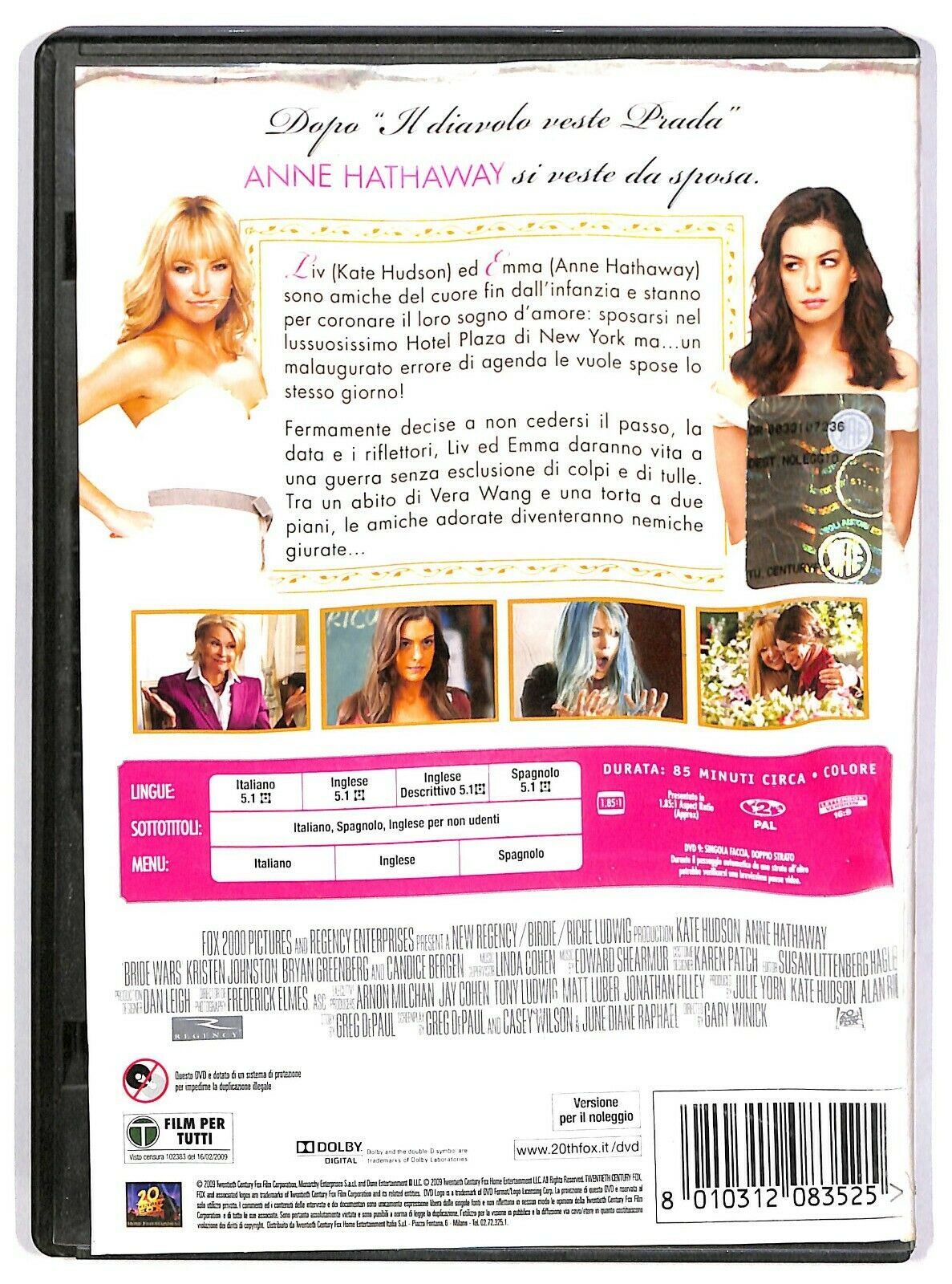 EBOND Bride Wars - La Mia Migliore Nemica Ex Noleggio DVD DB805146