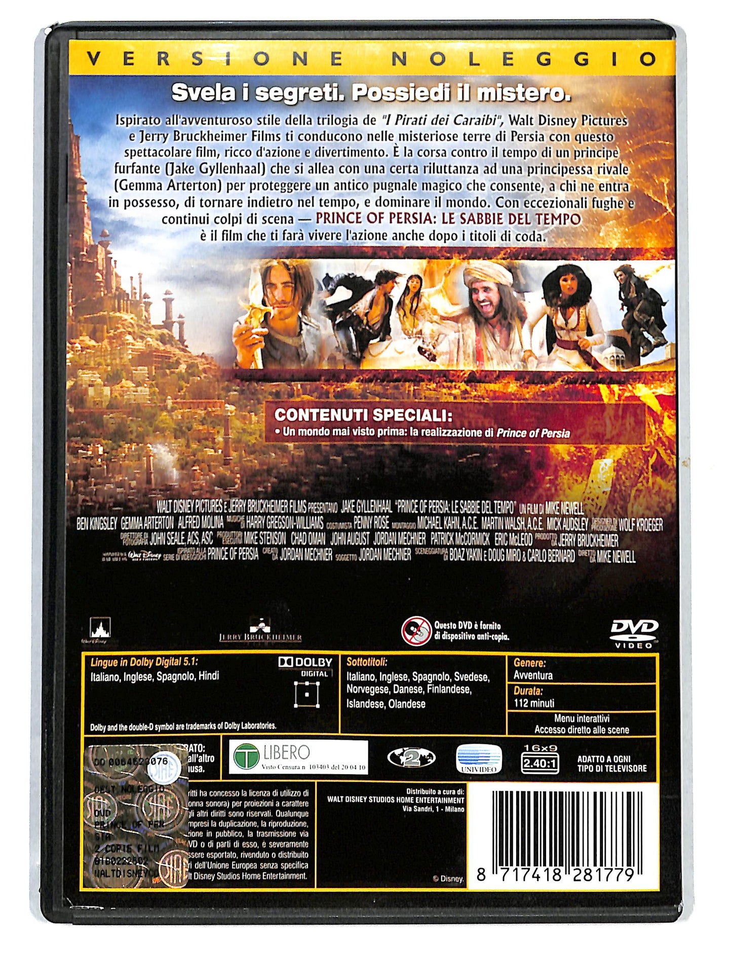 EBOND Prince of Persia NOLEGGIO DVD DB805326