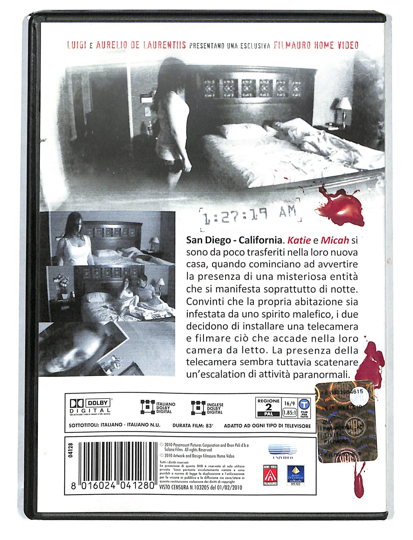 EBOND Paranormal Activity NOLEGGIO DVD DB805329
