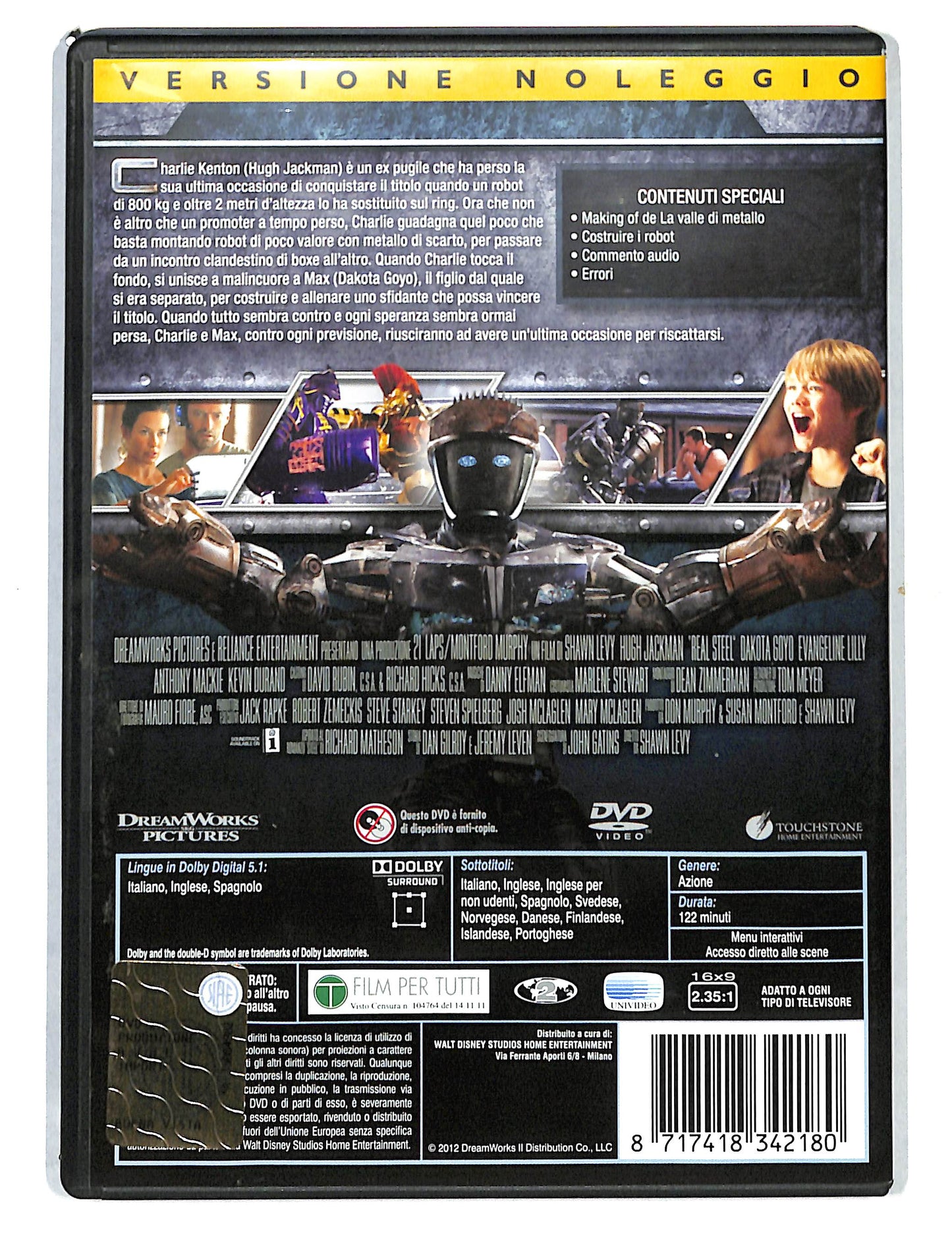 EBOND Real Steel NOLEGGIO DVD DB805334