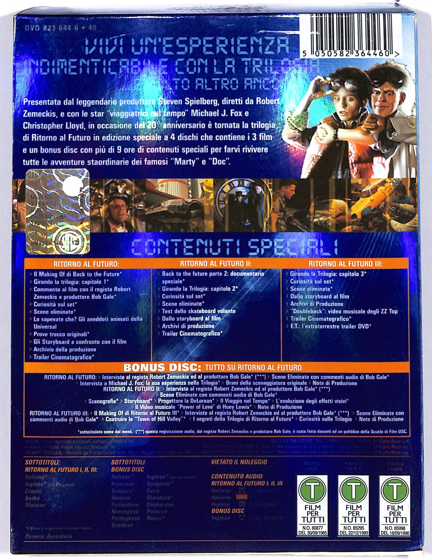 EBOND Ritorno al futuro la trilogia ( 4 dischi) DVD DB805349