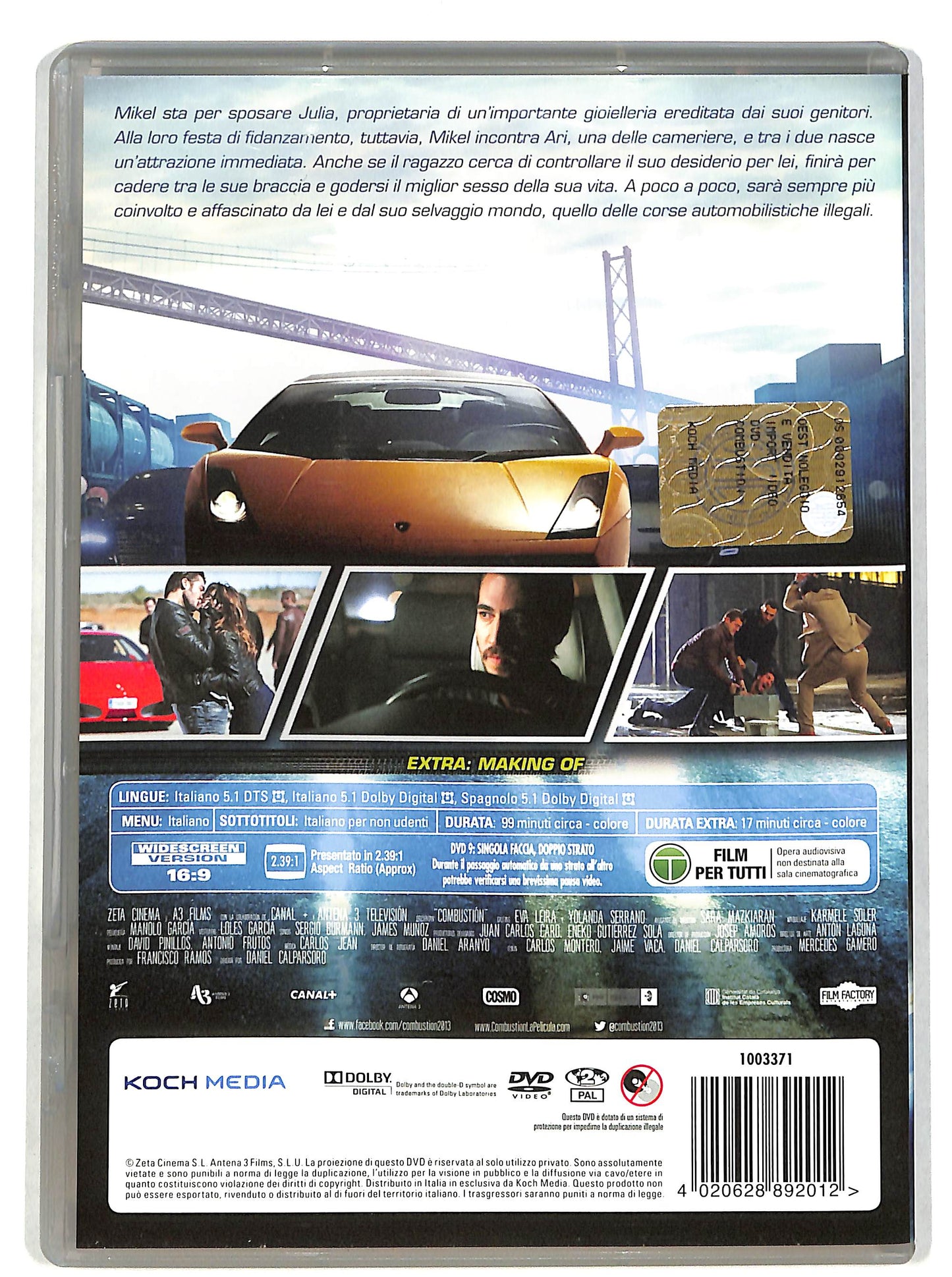 EBOND Combustion Ex Noleggio DVD DB805634
