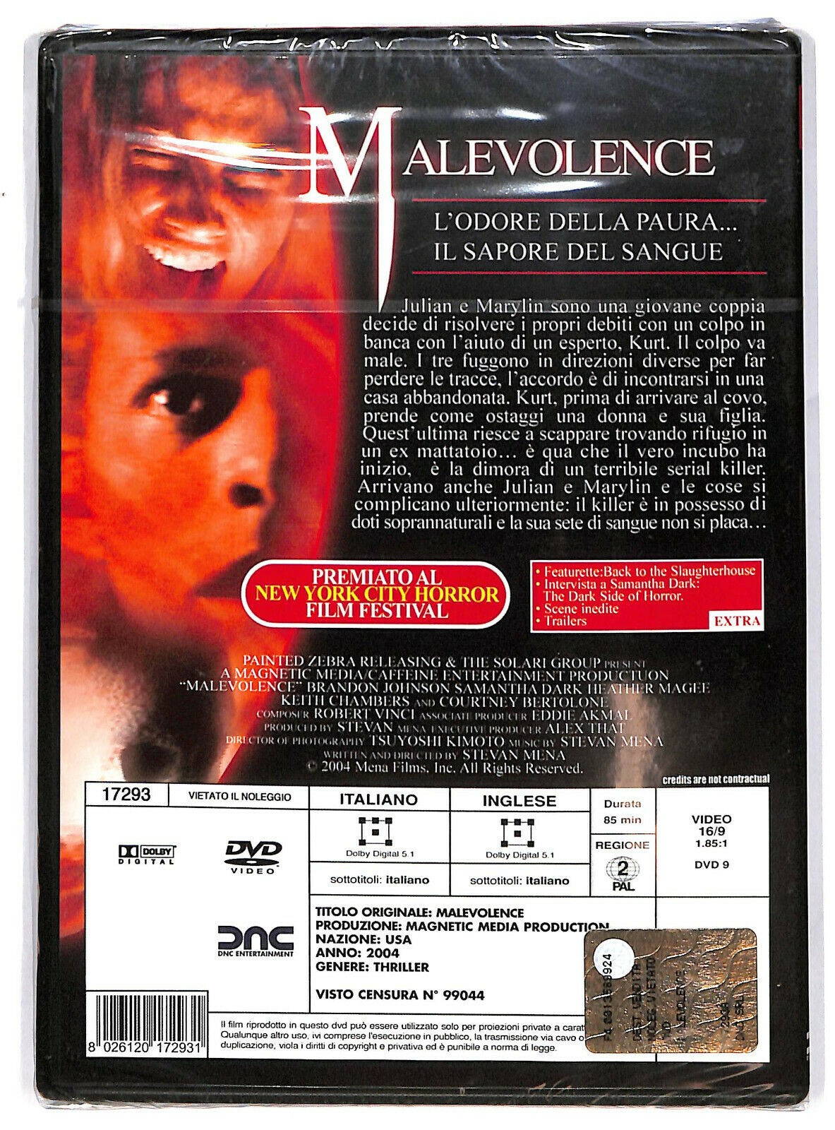 EBOND Malevolence NOLEGGIO DVD DB805636