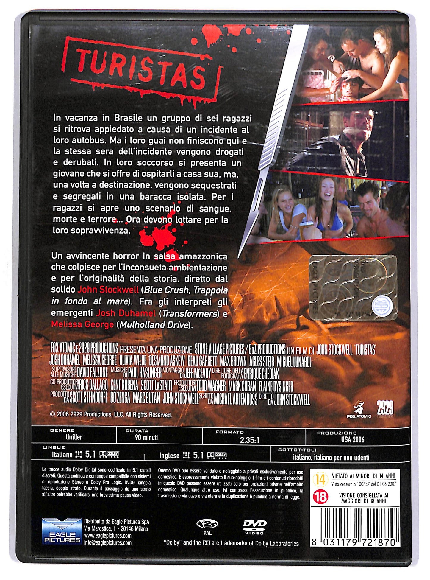 EBOND Turistas NOLEGGIO DVD DB805652