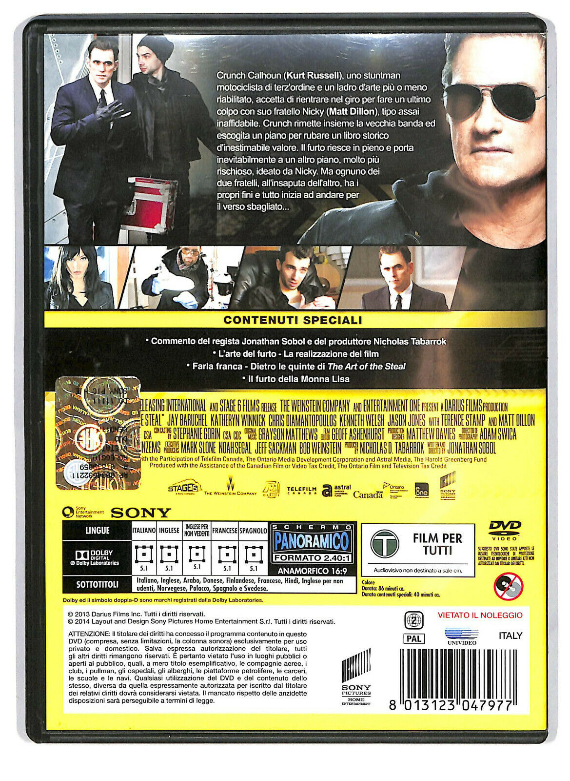 EBOND The Art Of The Steal - L'arte Del Furto NOLEGGIO DVD DB805663