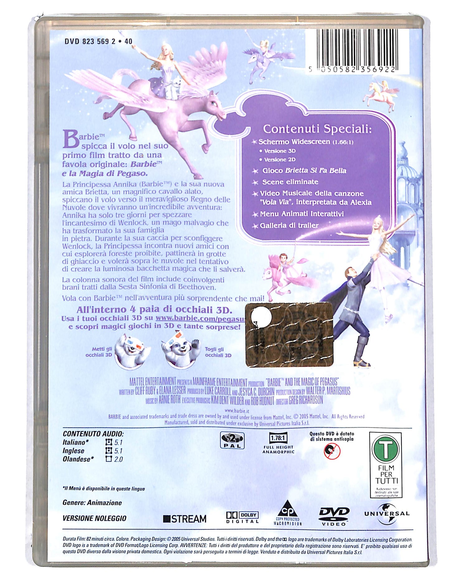 EBOND Barbie e la magia di pegaso NOLEGGIO DVD DB805801