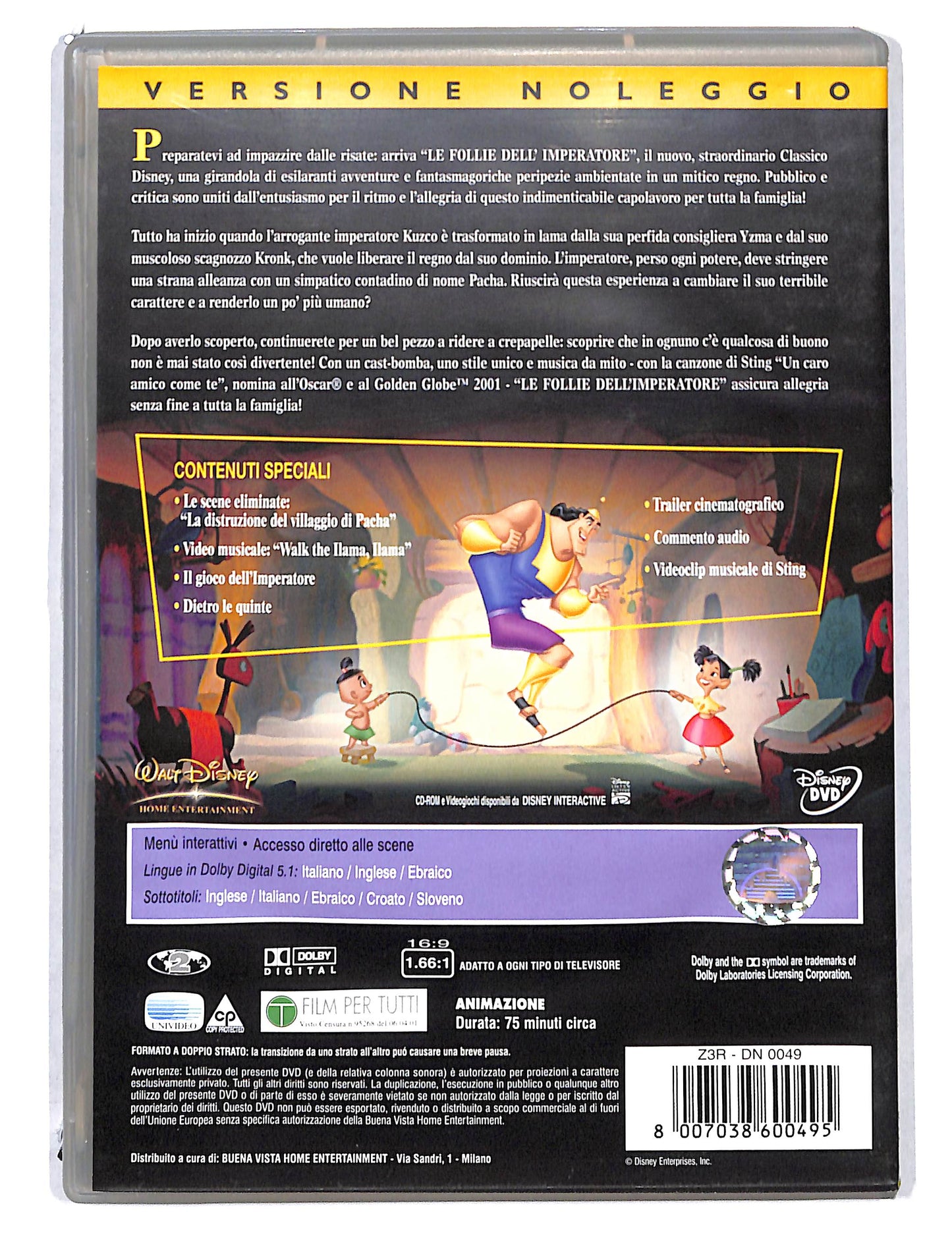 EBOND Le Follie dell'imperatore NOLEGGIO DVD DB805806