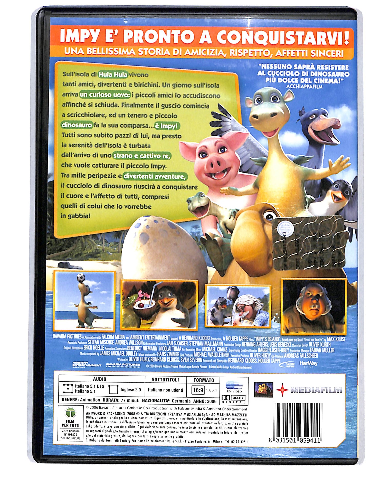 EBOND Impy e il mistero dell'isola magica NOLEGGIO DVD DB805807
