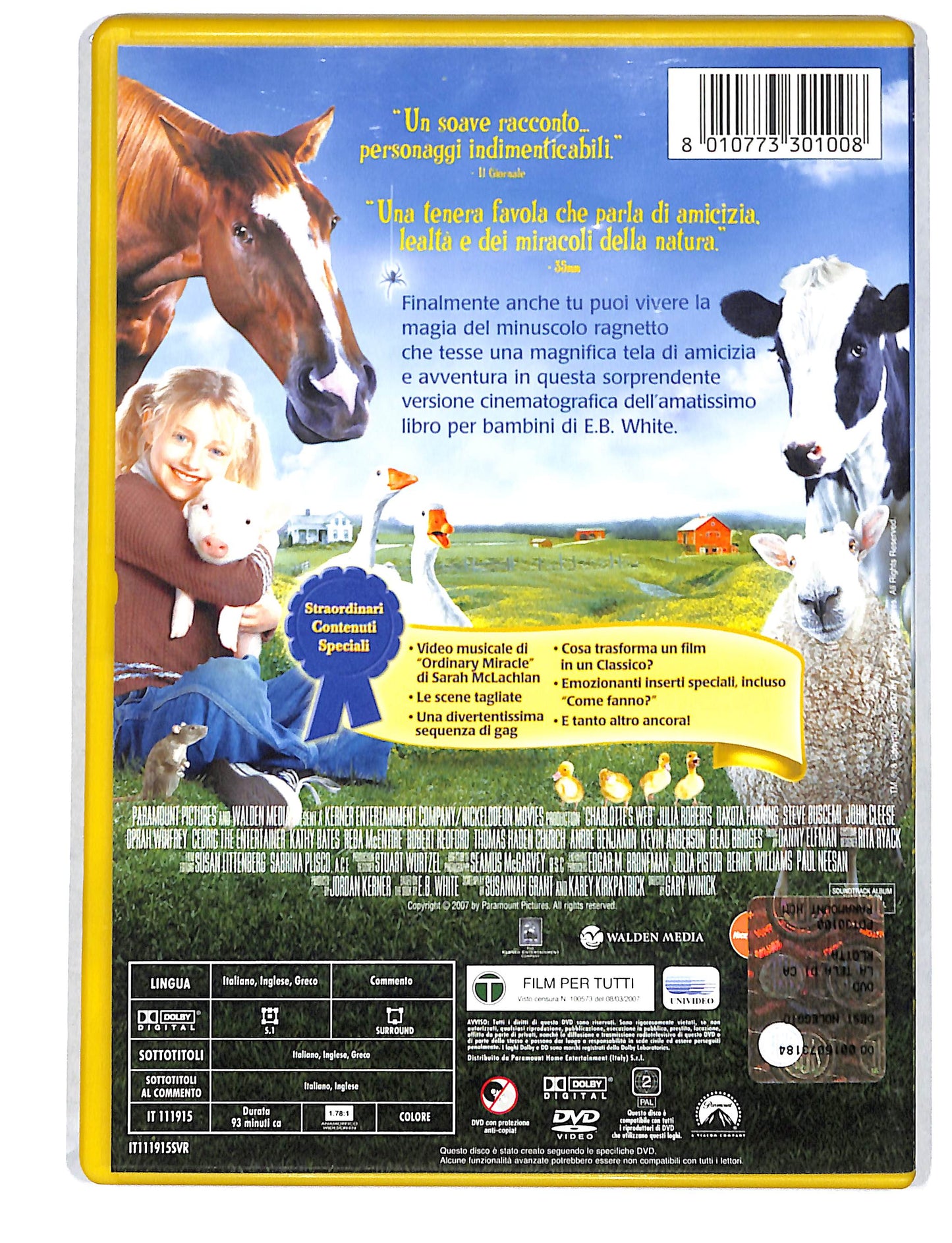 EBOND La Tela Di Carlotta NOLEGGIO DVD DB805812