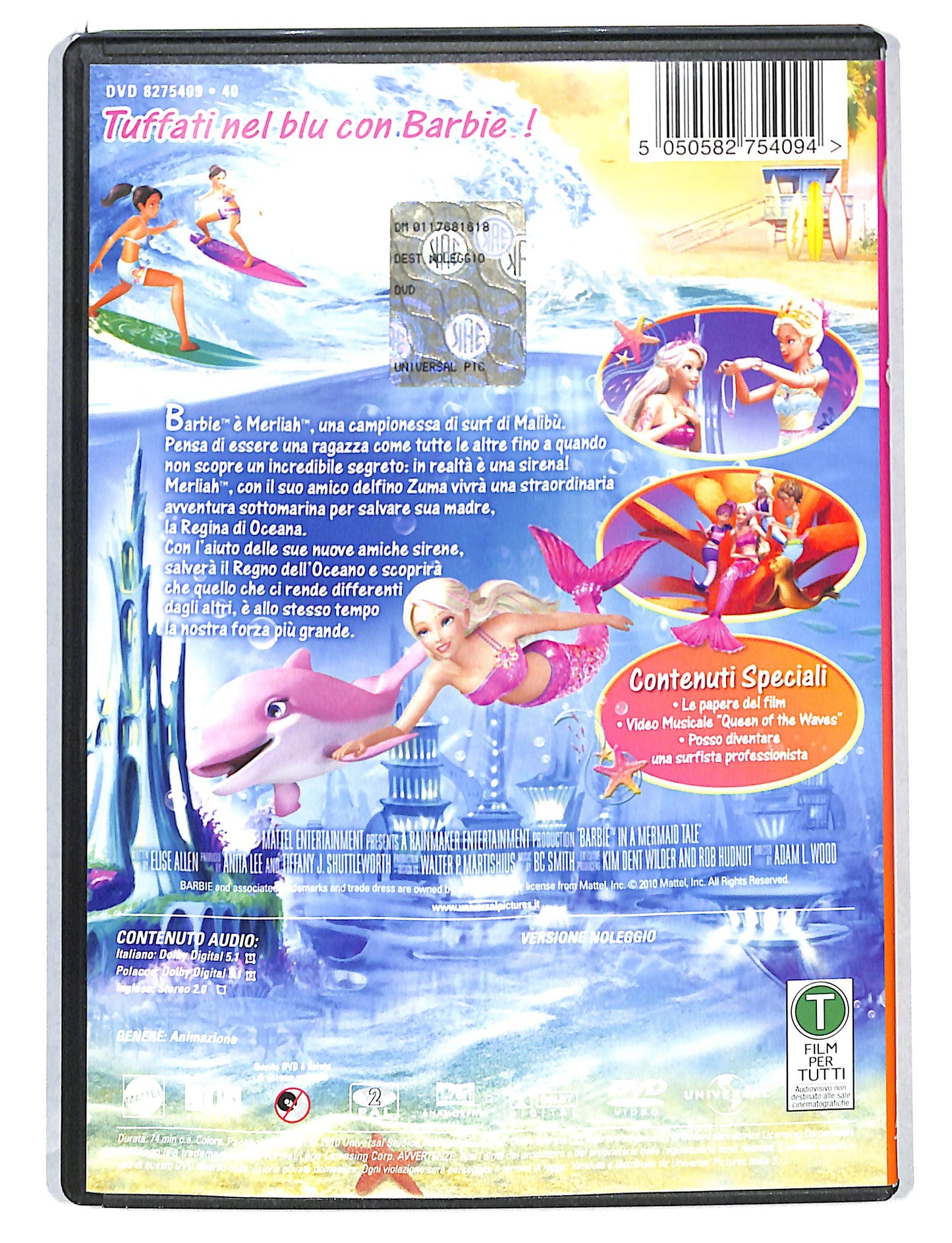EBOND Barbie e l'avventura nell'oceano NOLEGGIO DVD DB805819