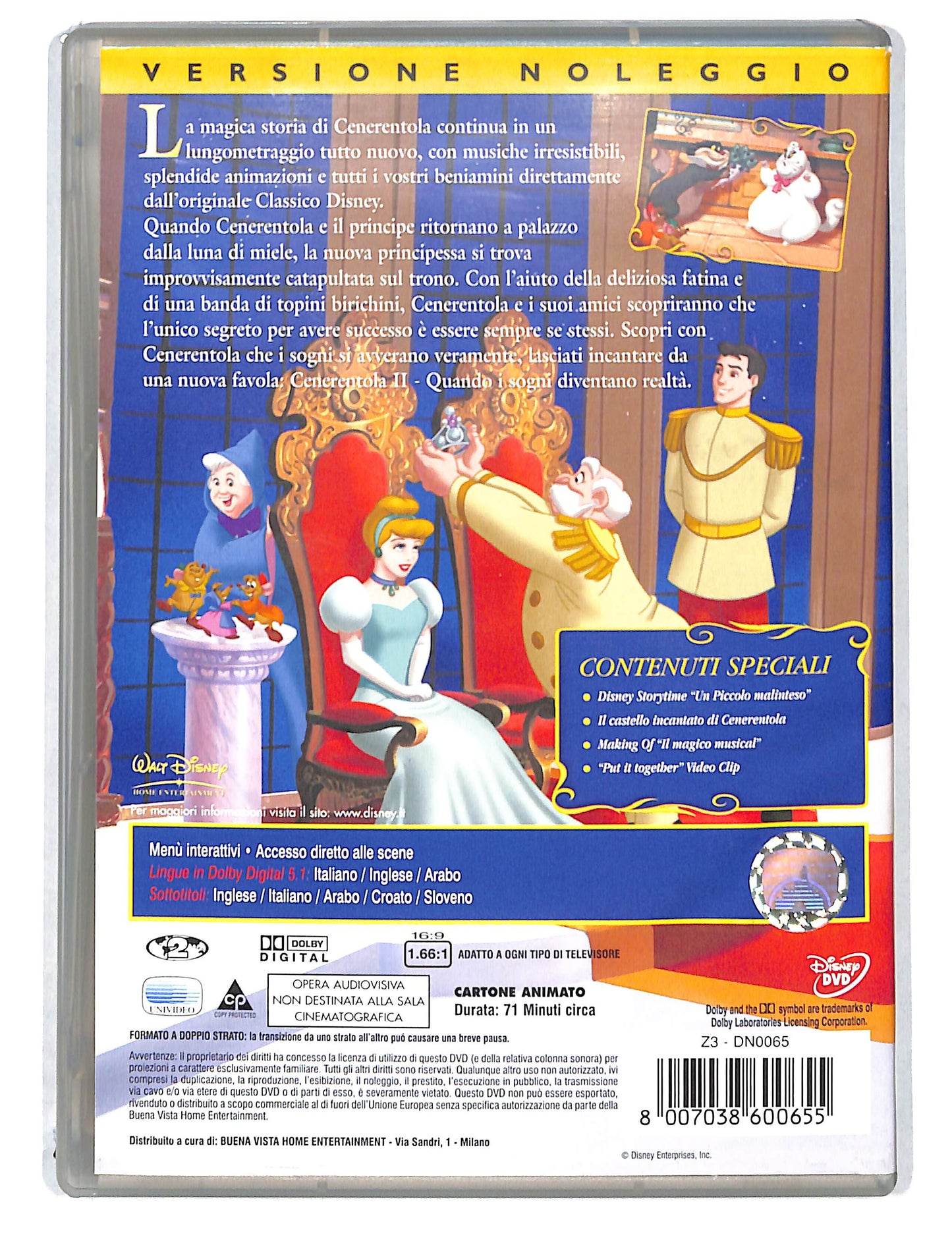 EBOND Cenerentola II quando i sogni diventano realta NOLEGGIO DVD DB805824