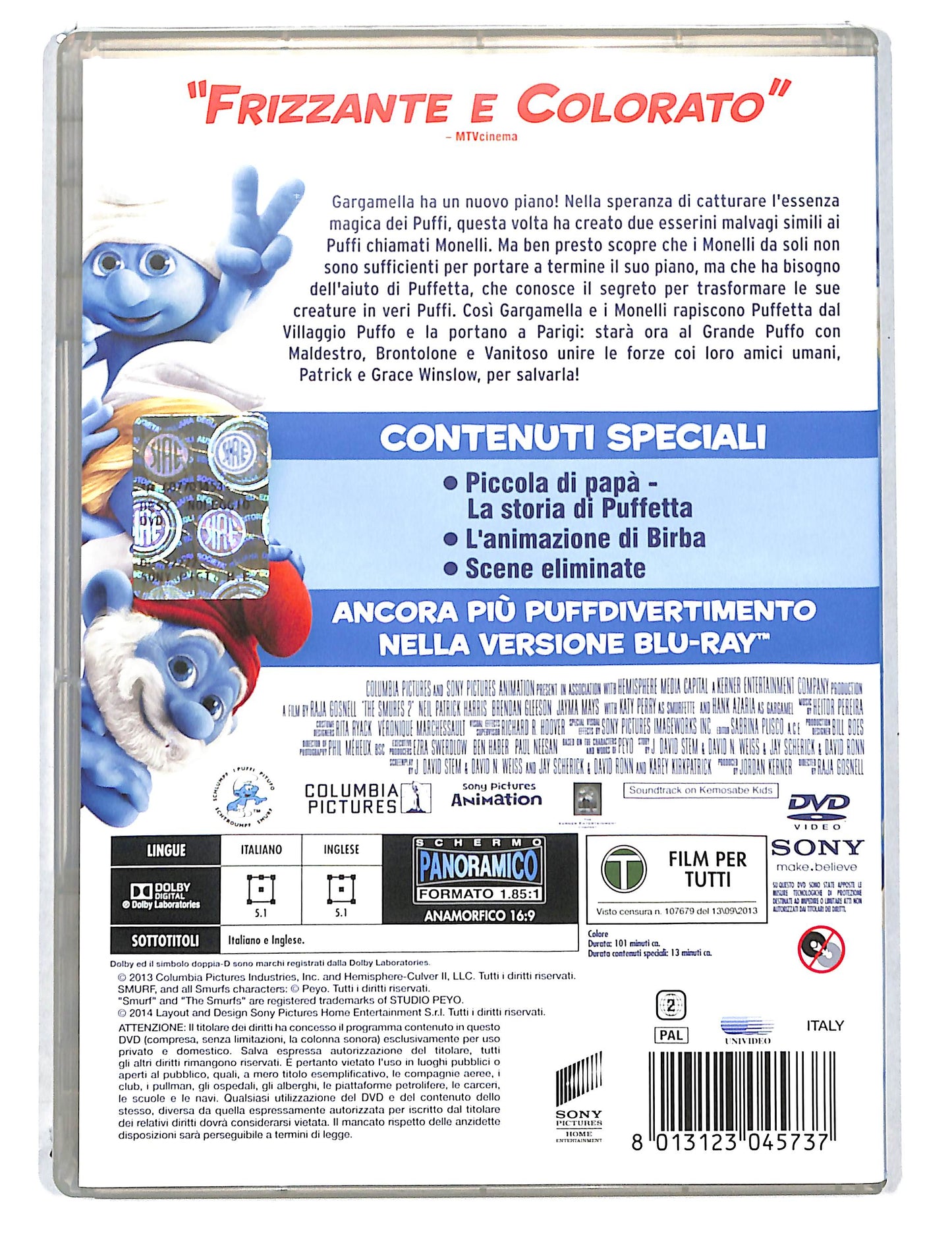 EBOND I Puffi 2 Noleggio DVD DB805833