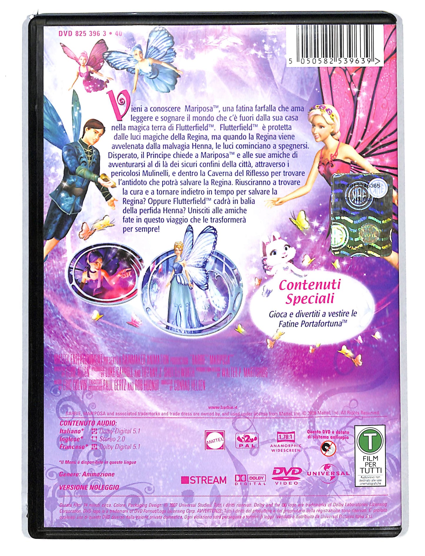 EBOND Barbie Mariposa e le sue amiche fate farfalle NOLEGGIO DVD DB805837