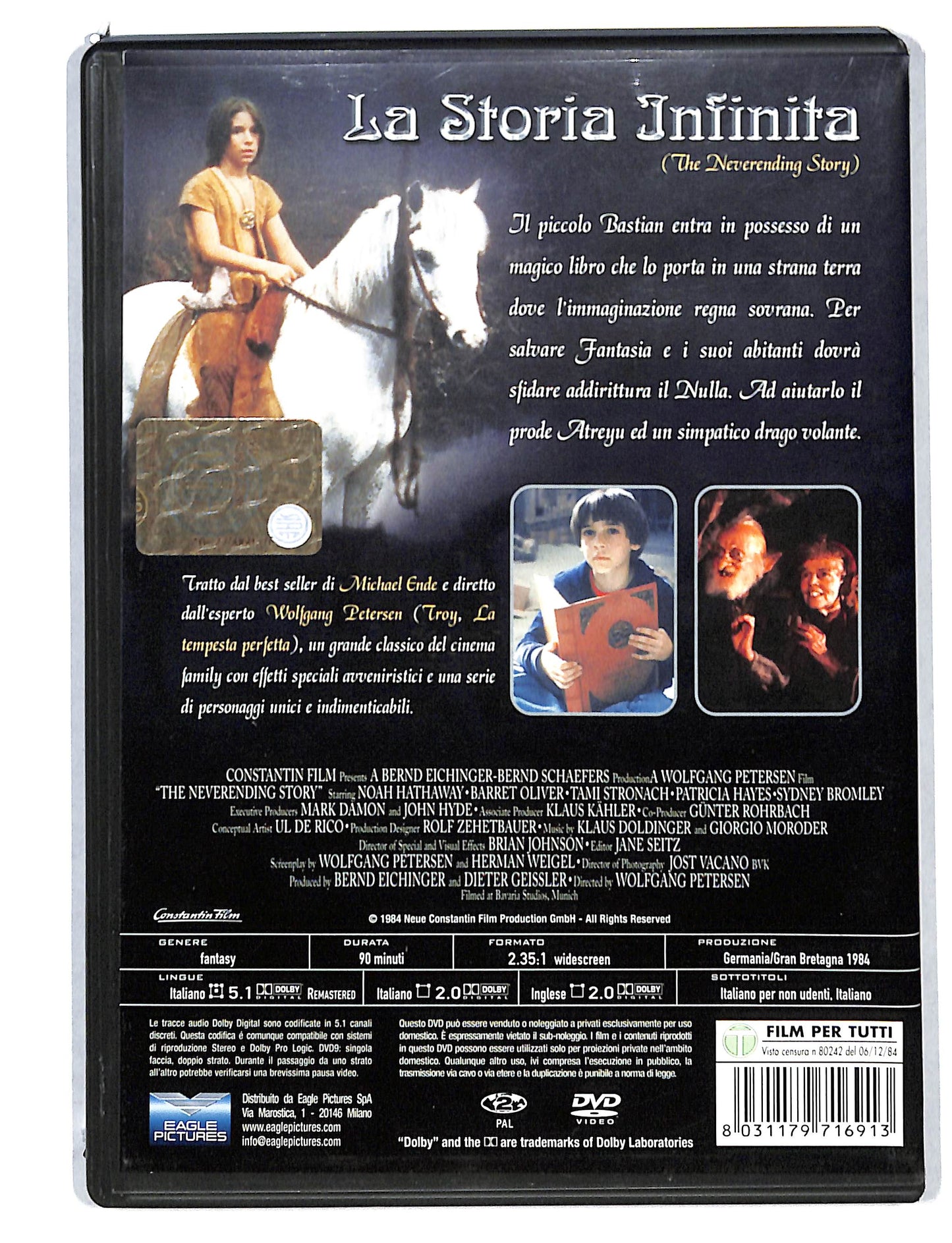 EBOND La Storia Infinita NOLEGGIO DVD DB805850