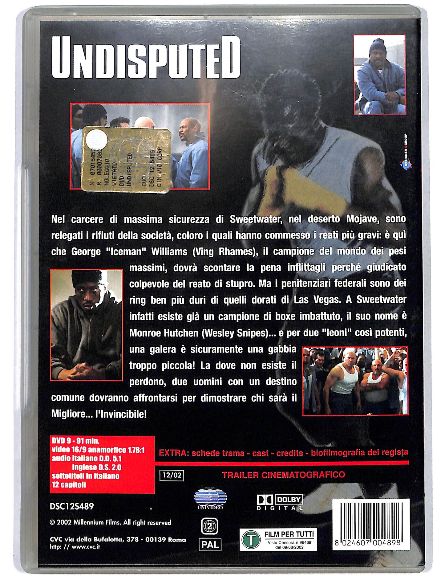 EBOND Undisputed NOLEGGIO DVD DB805950