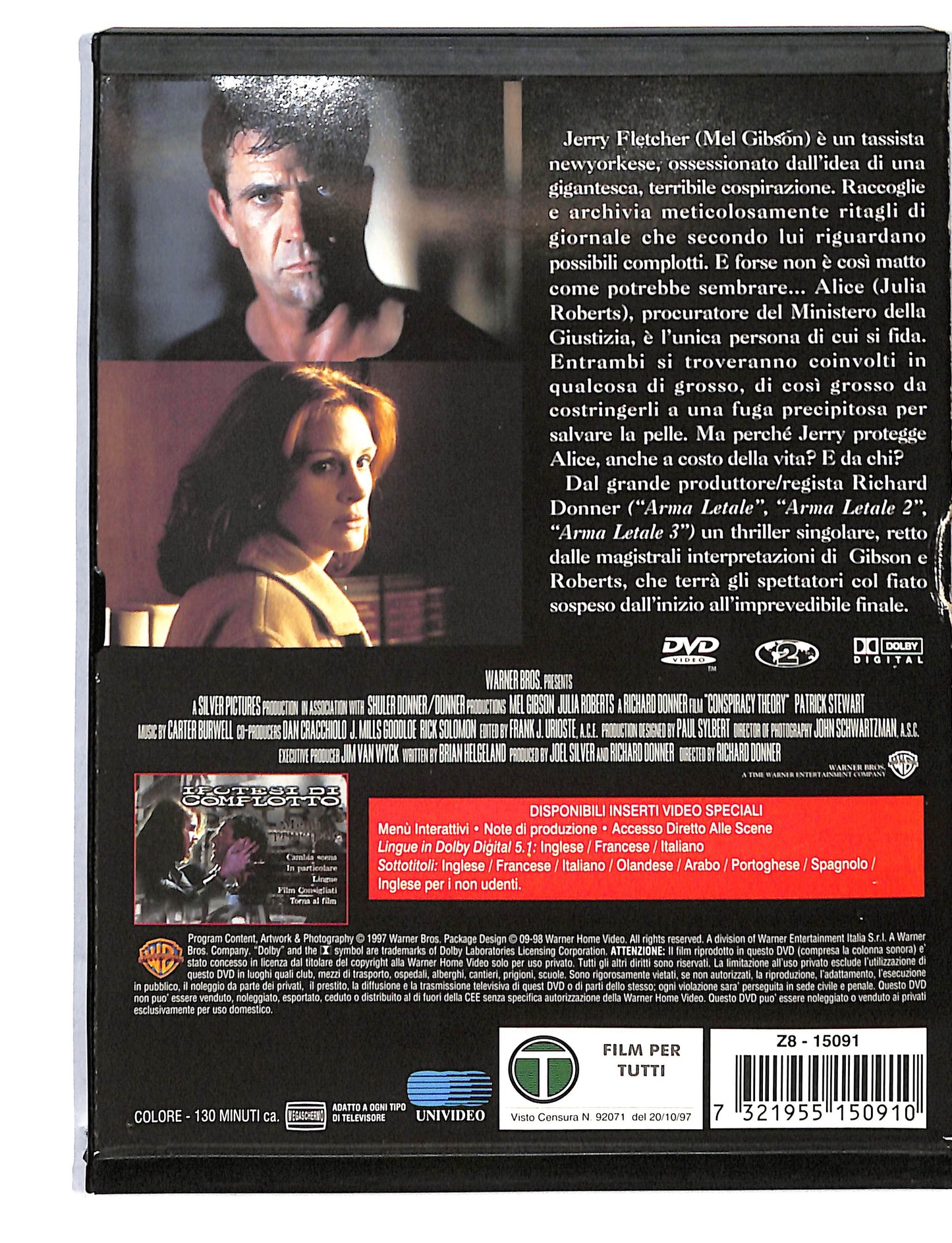 EBOND Ipotesi di complotto SNAPPER DVD DB806139