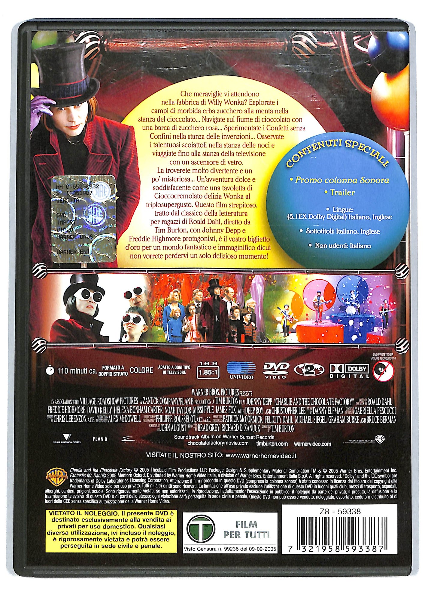 EBOND La fabbrica di cioccolato NOLEGGIO DVD DB806305