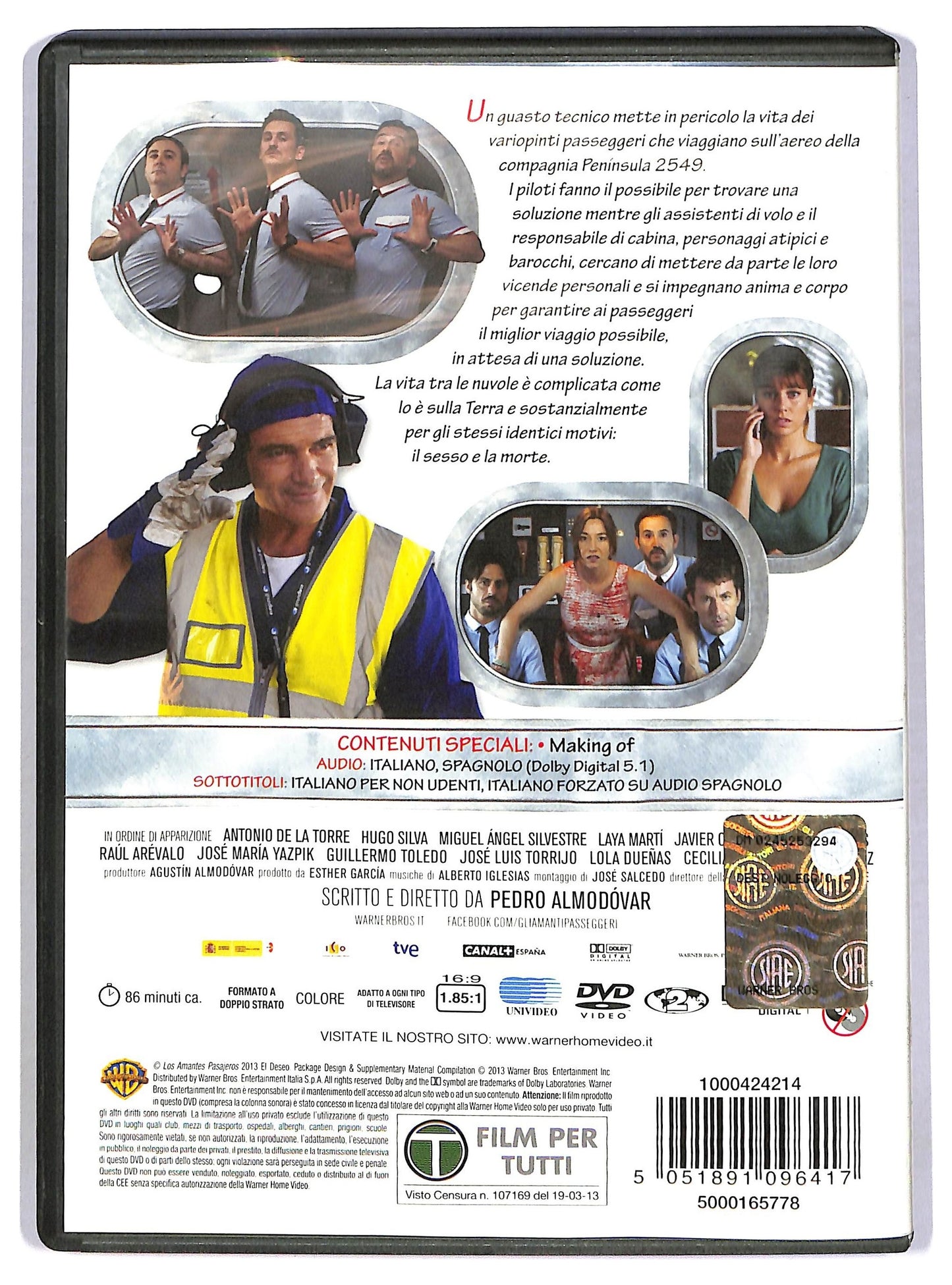 EBOND Gli amanti passeggeri NOLEGGIO DVD DB806809