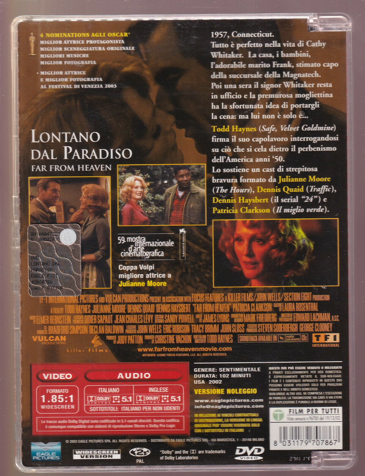 EBOND Lontano Dal Paradiso Sjb NOLEGGIO DVD DB806840