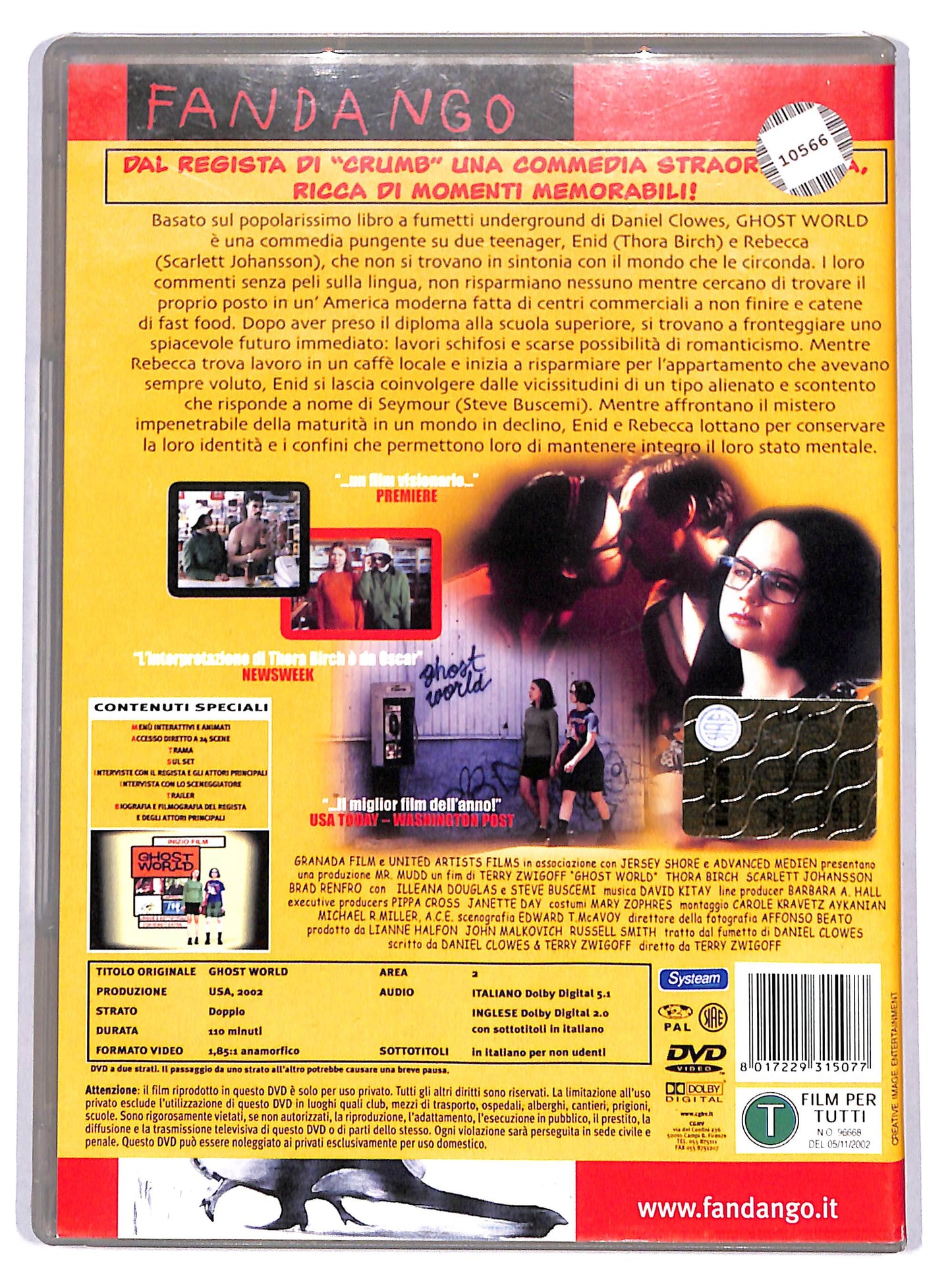 EBOND ghost world NOLEGGIO DVD DB806841