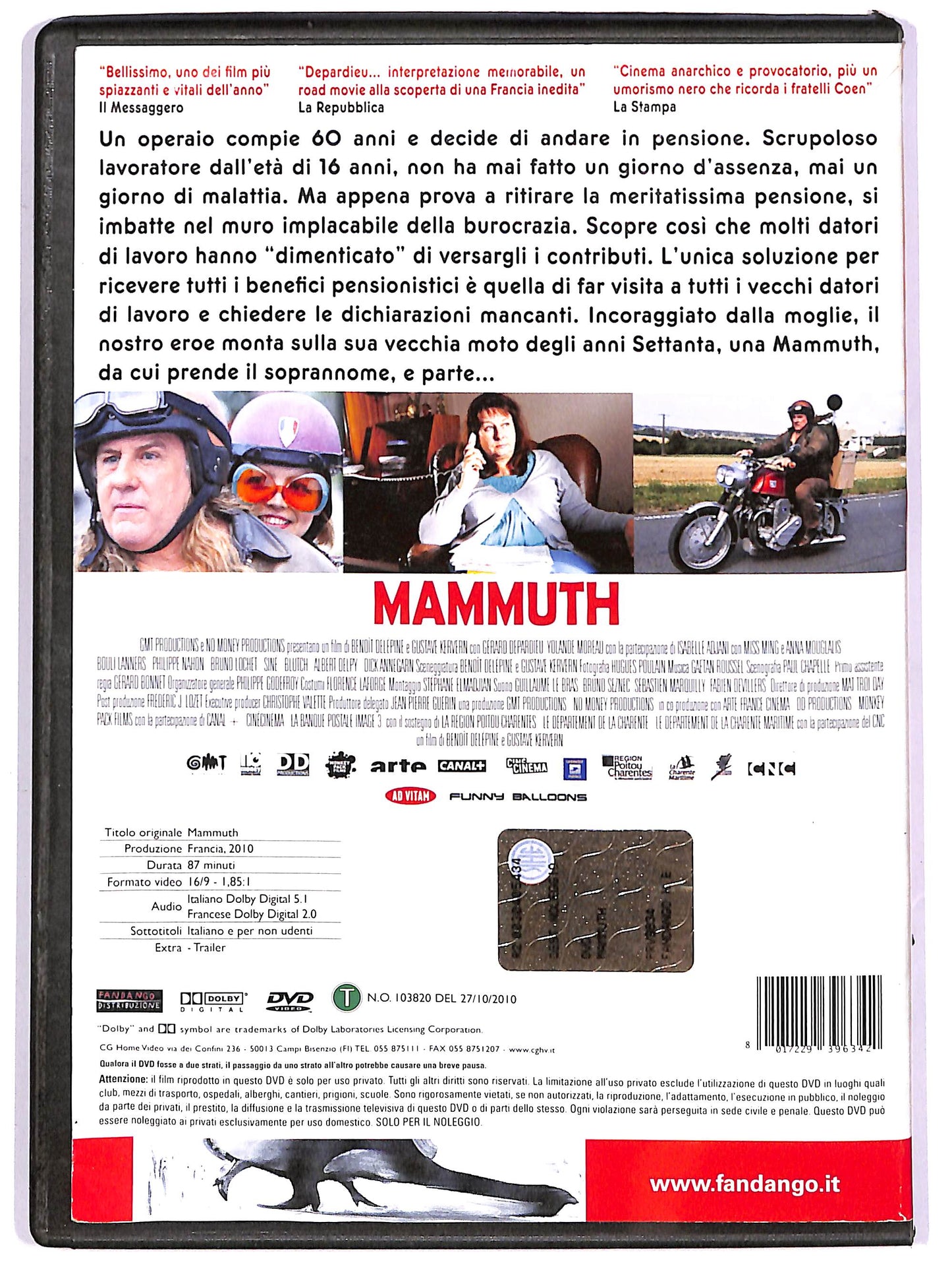 EBOND Mammuth NOLEGGIO DVD DB807105