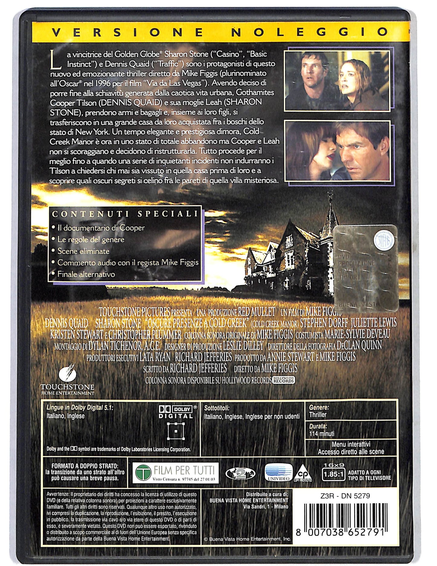 EBOND Oscure presenze a Coold Creek NOLEGGIO DVD DB807107