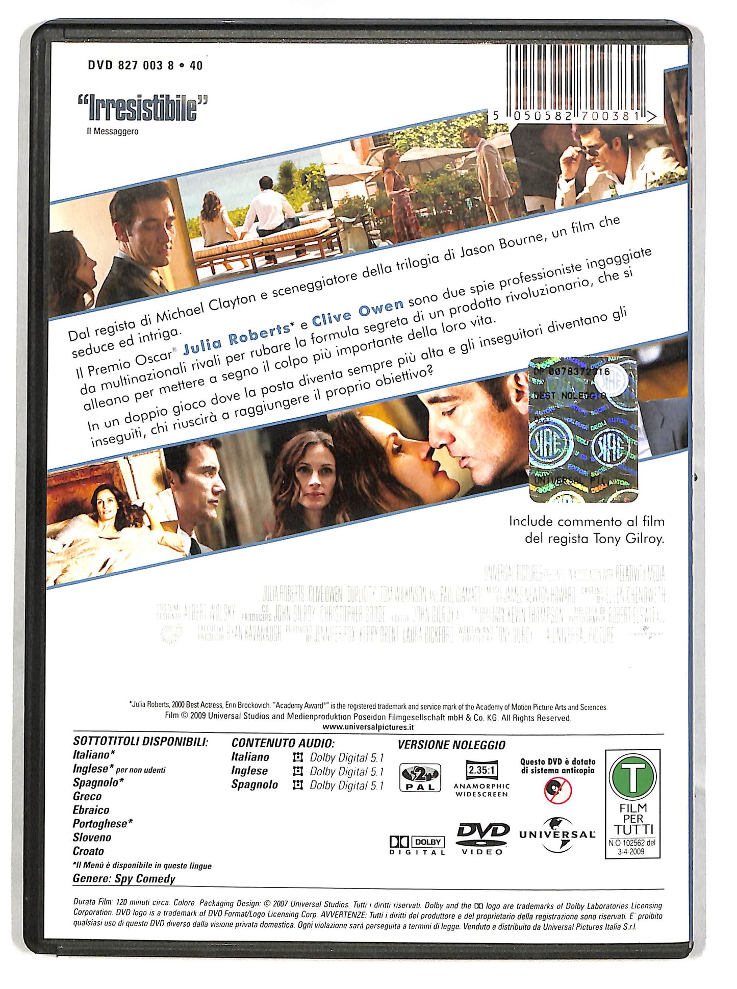 EBOND Duplicity Noleggio DVD DB807139
