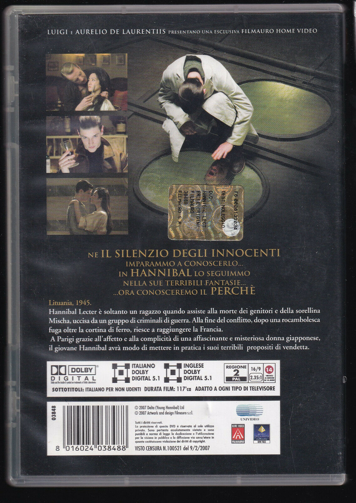 EBOND Hannibal Lecter Le Origini Del Male DVD DB807158