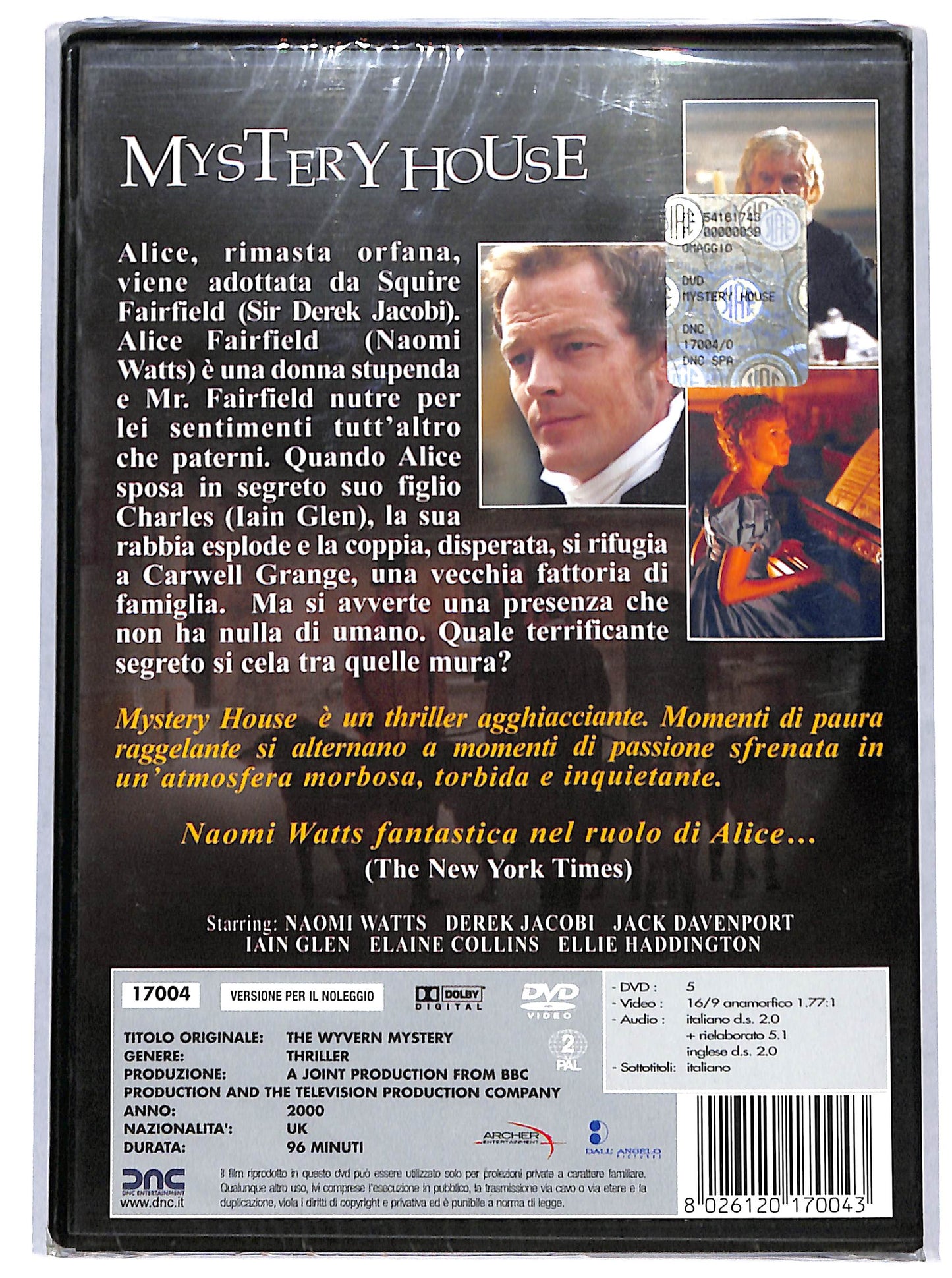 EBOND mystery house NOLEGGIO DVD DB807160