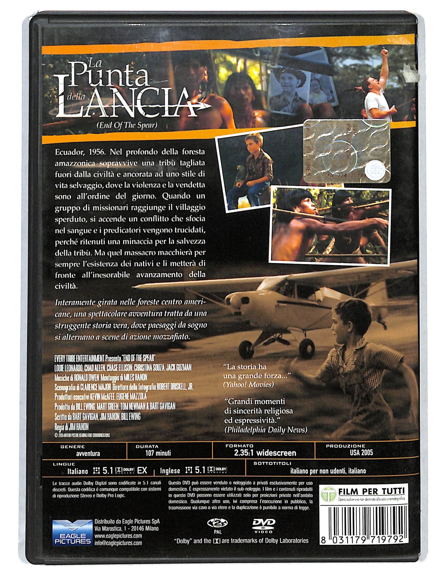 EBOND La punta della lancia NOLEGGIO DVD DB807336